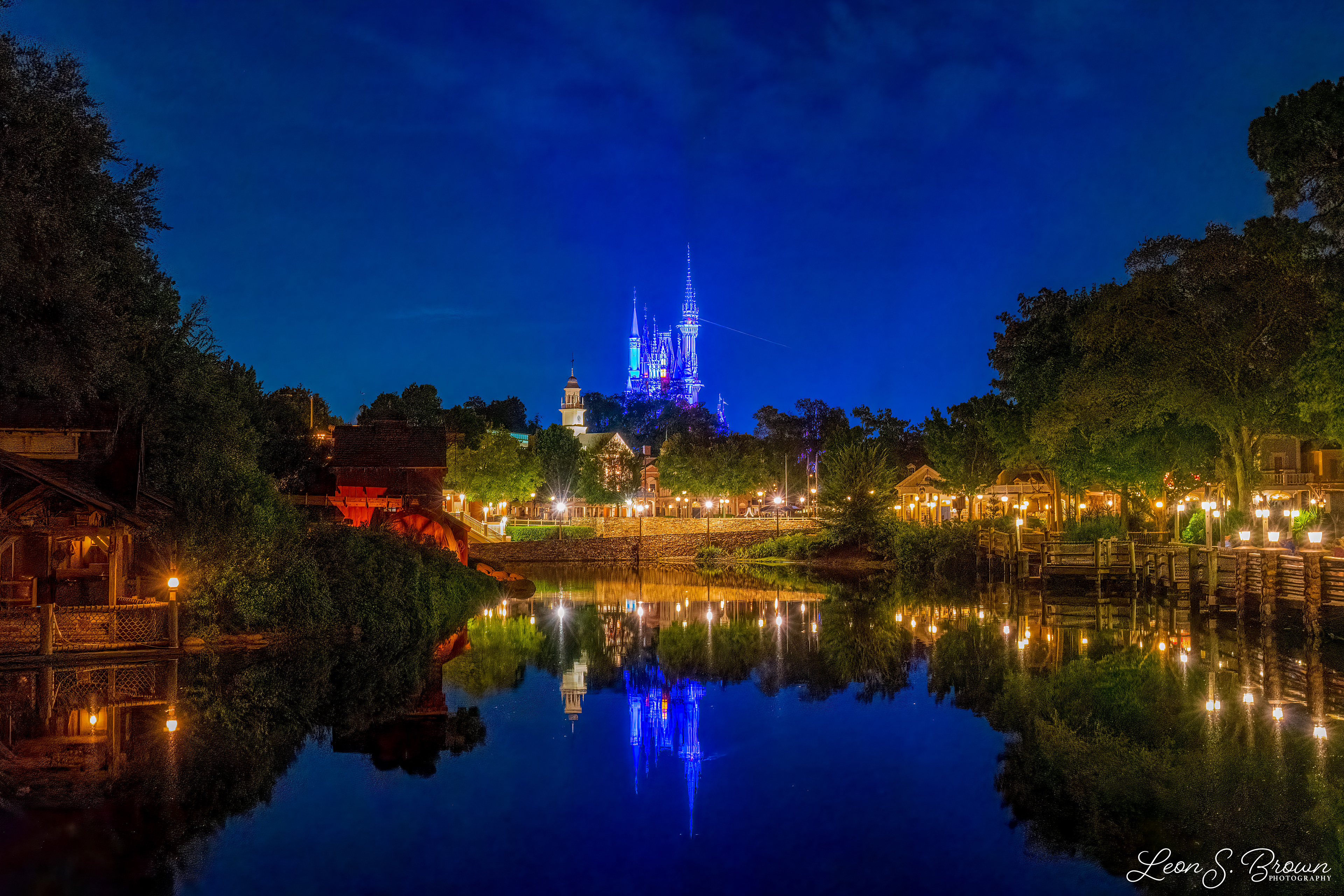 Cinderella's Castle from Frontierland