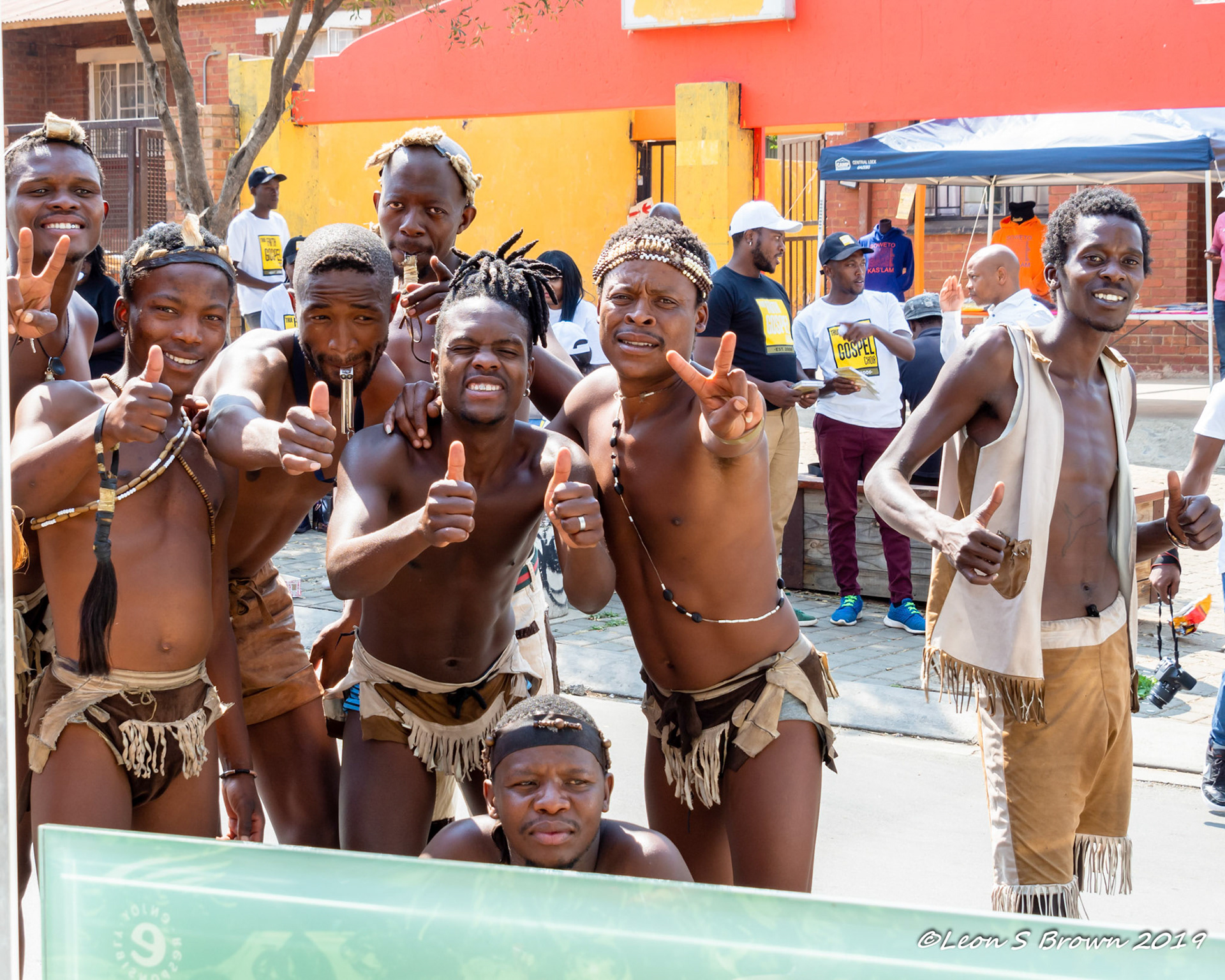Dancers on Vilakazi St in Soweto