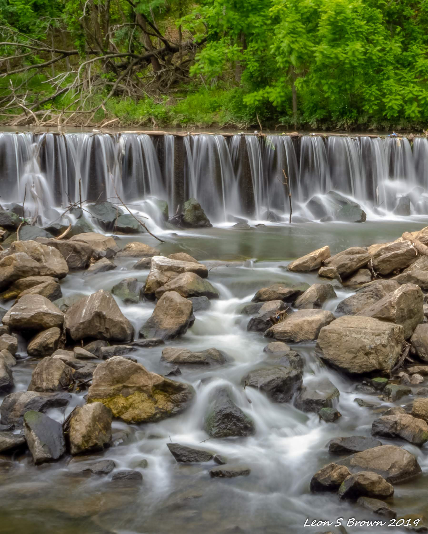 Gwynn Oak Park Waterfall in Baltimore