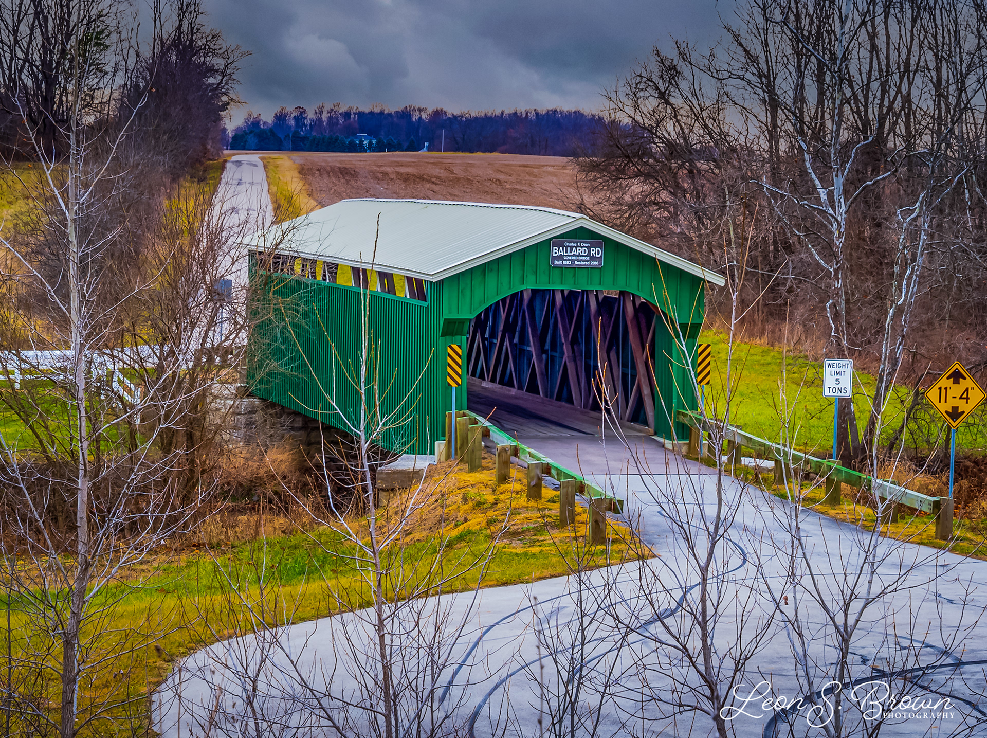 Ballard Rd Covered Bridge in Xenia, Ohio
