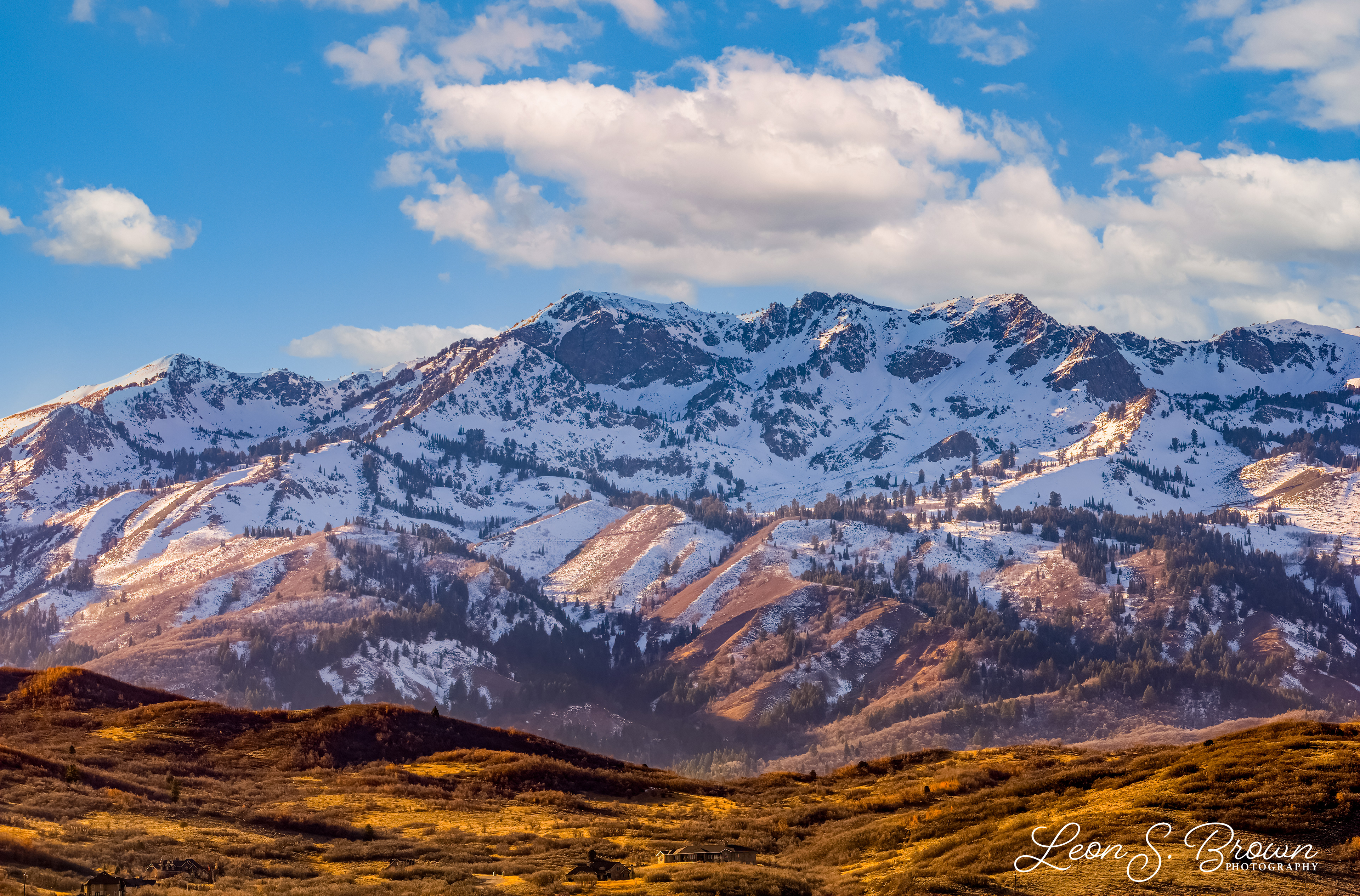 Thurston Peak Mountain Range in Utah