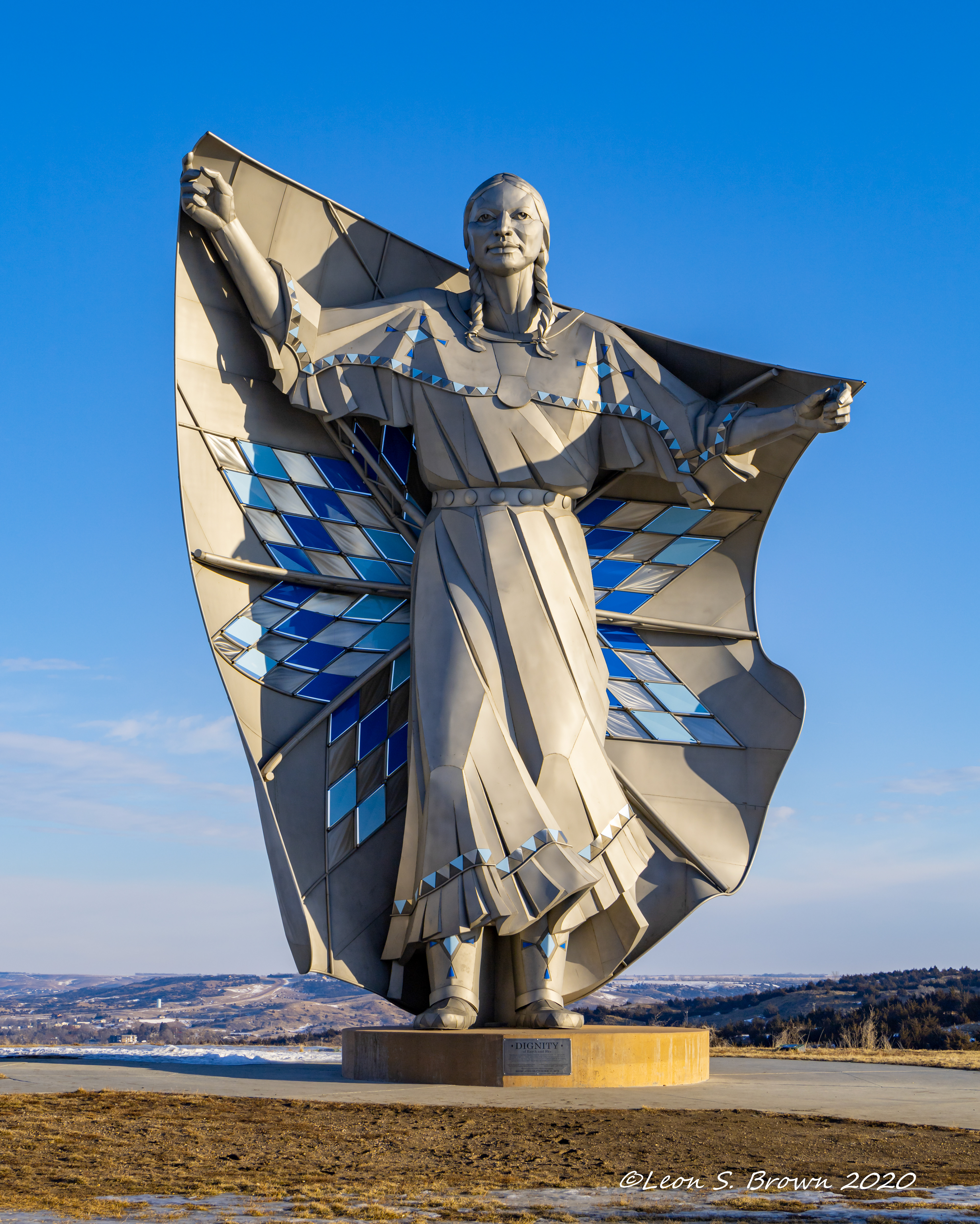 Statue Of Dignity in Chamberlain, South Dakota
