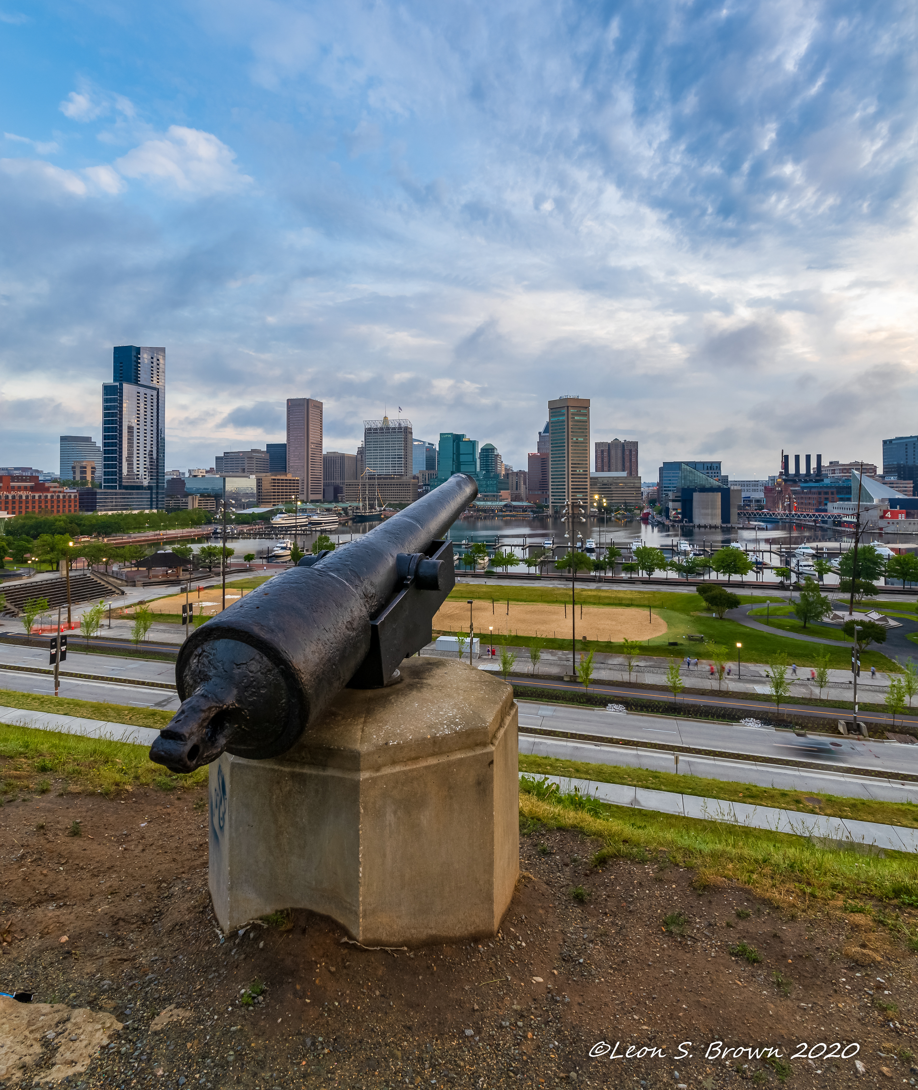 Baltimore Inner Harbor from Federal Hill