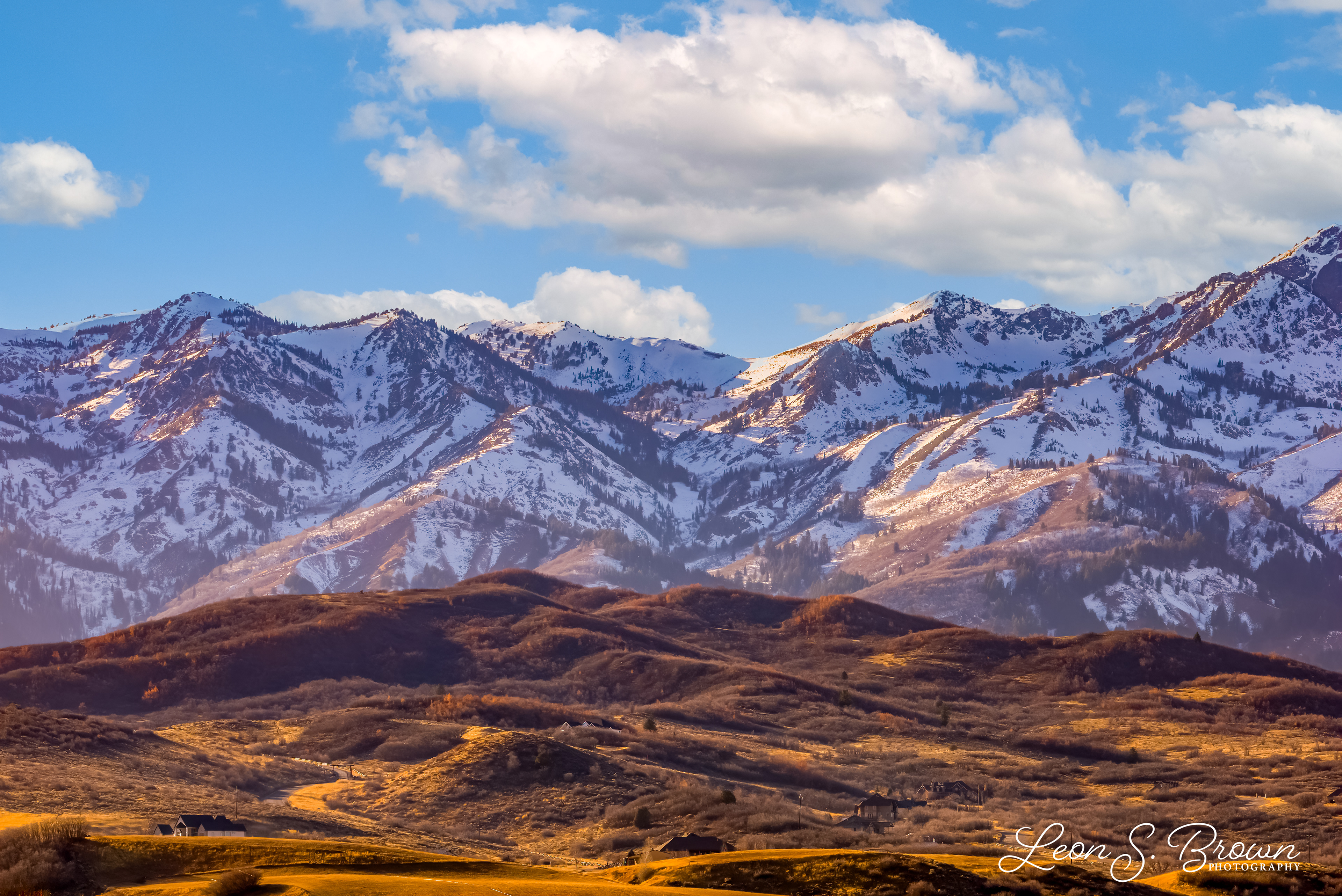 Thurston Peak Mountain Range in Utah