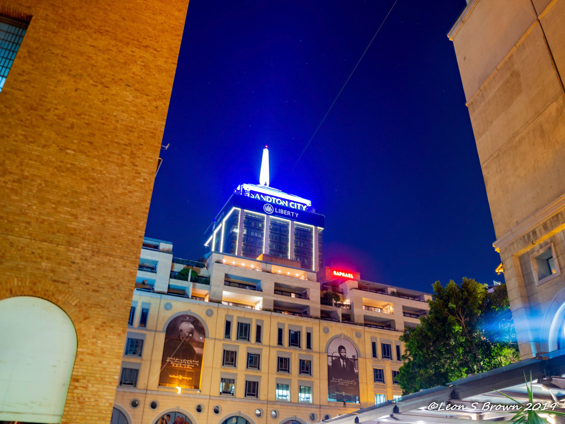 Sandton City section of Johannesburg