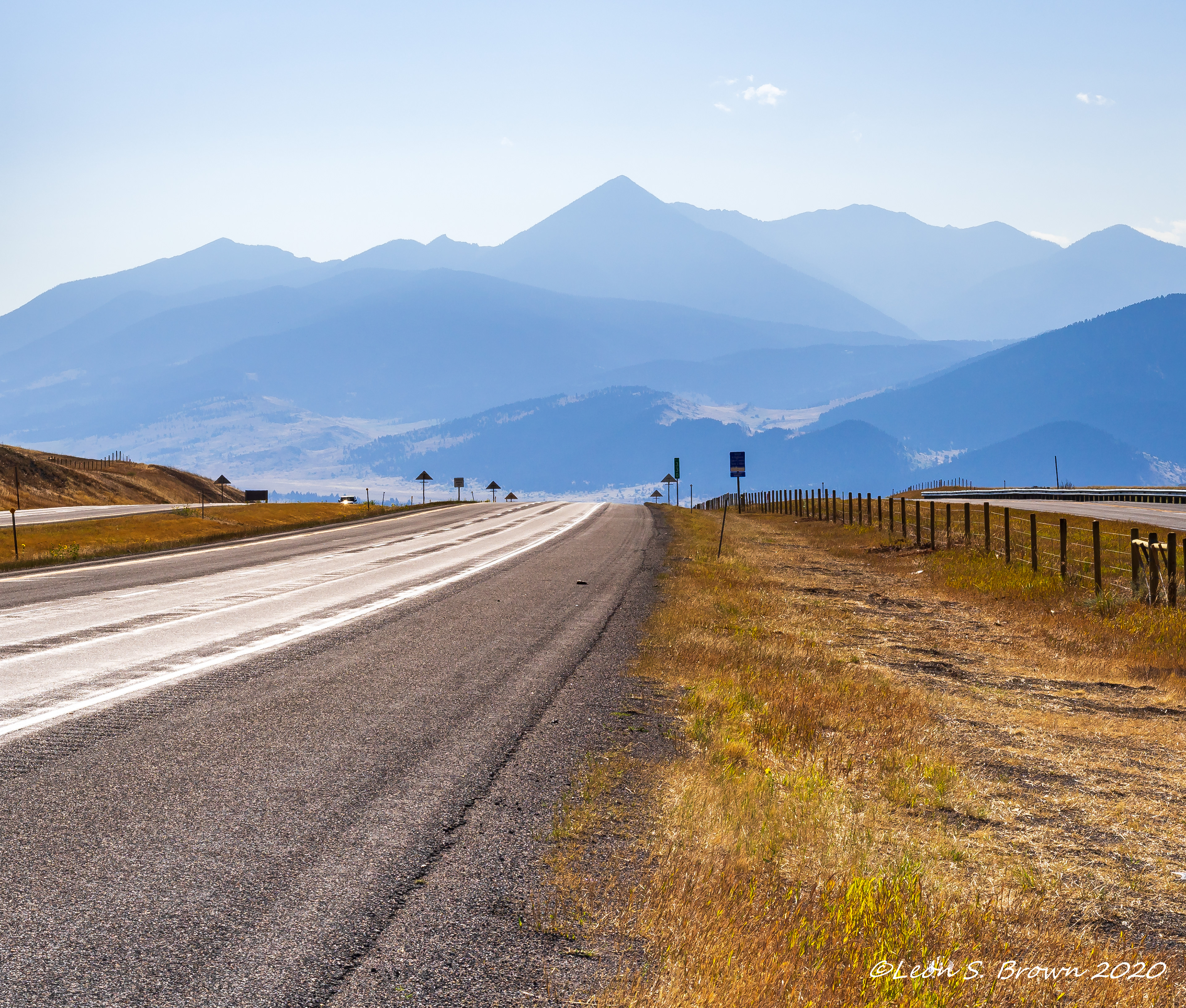Absaroka Mountain Range in Montana 