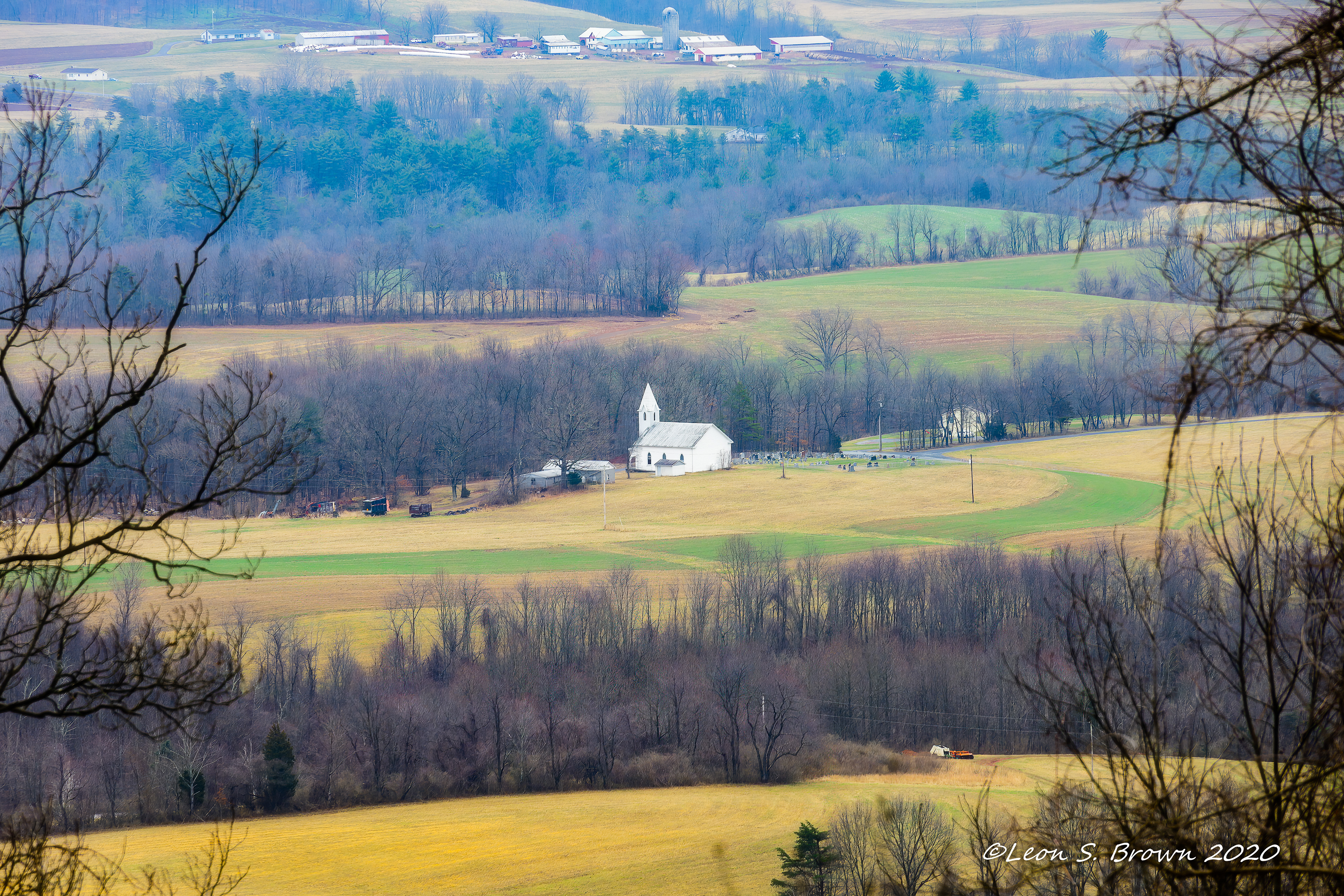 Church down in the valley Pennsylvania