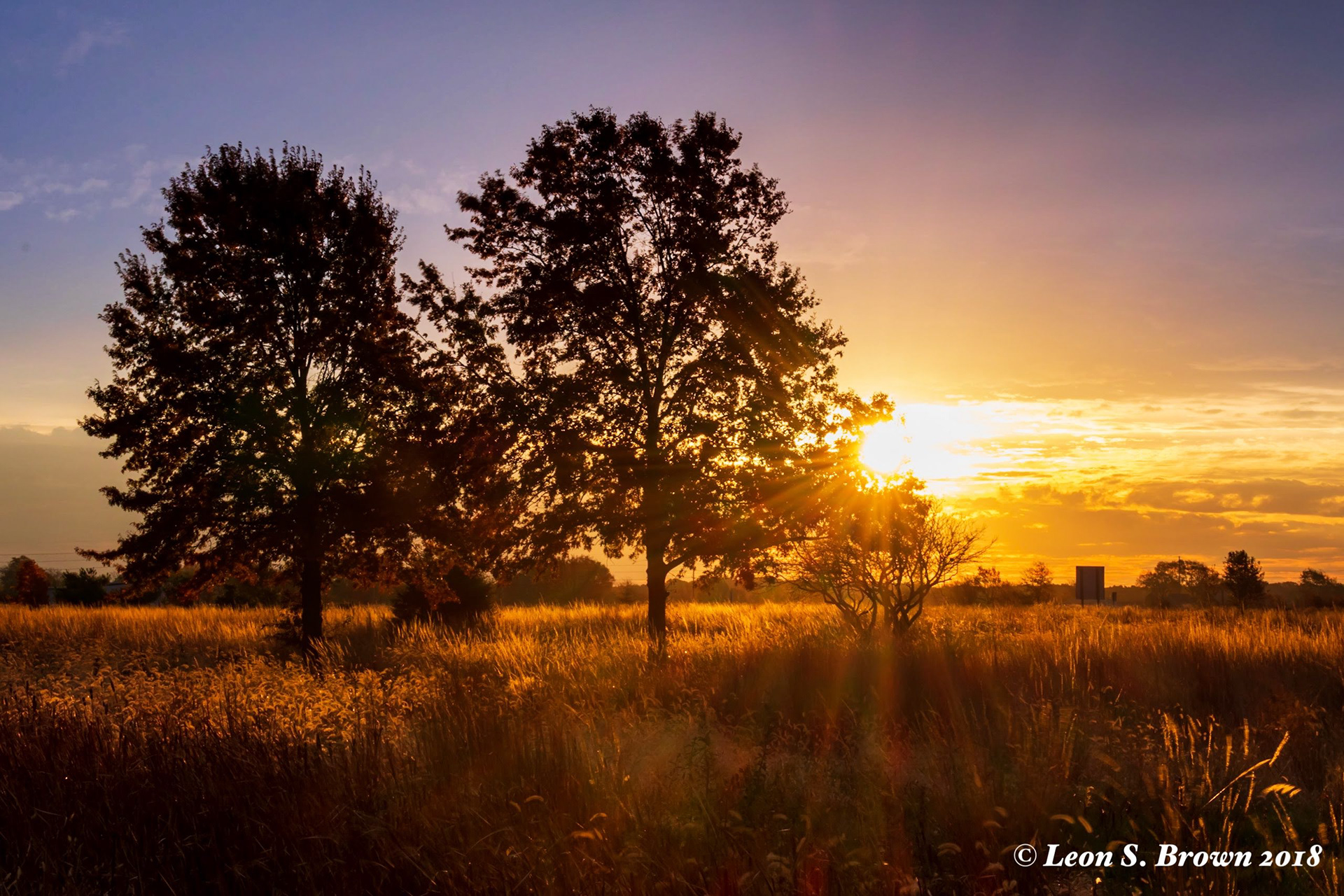 Sunrise in Decatur Illinois