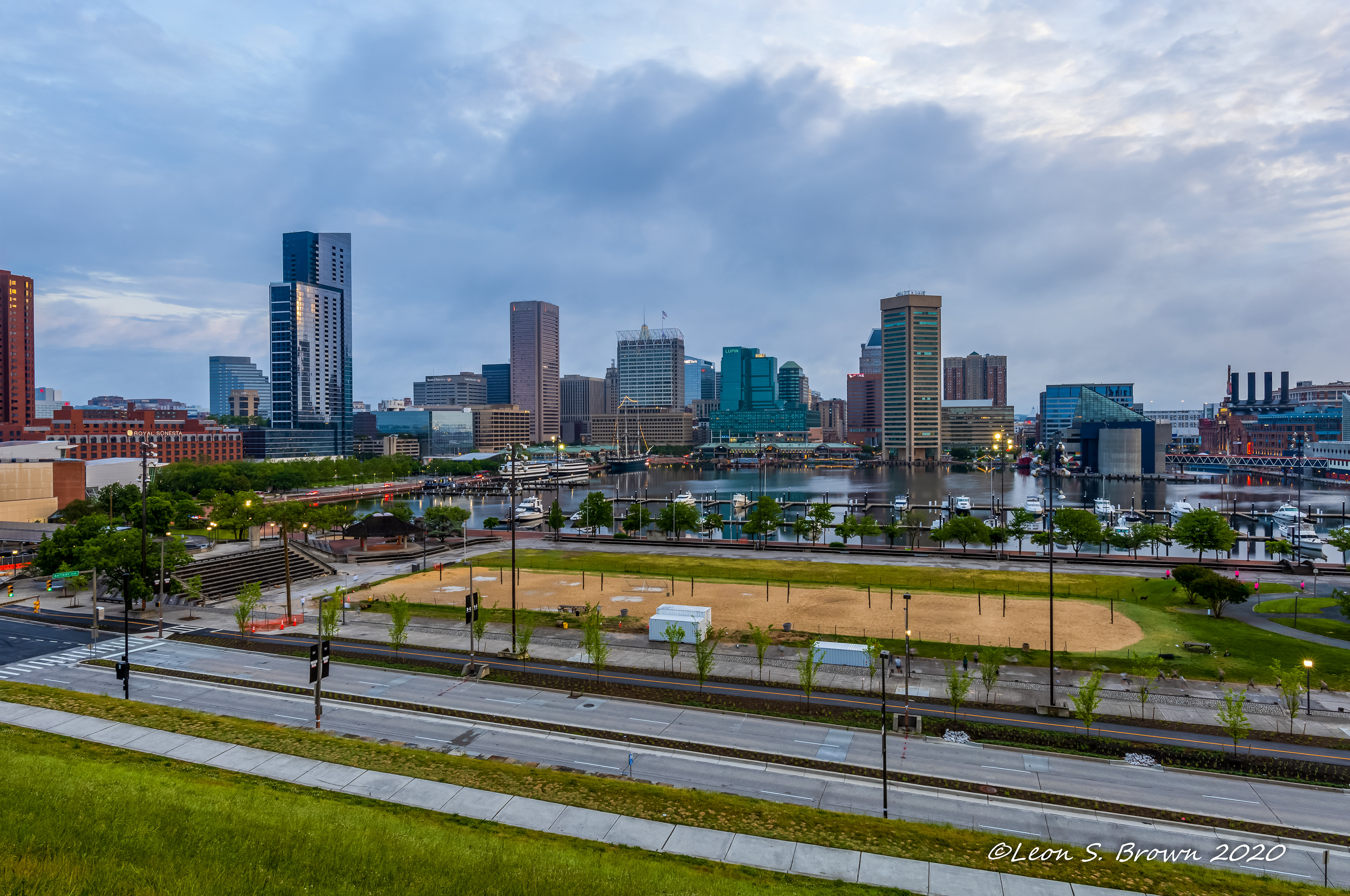 Baltimore Inner Harbor from Federal Hill
