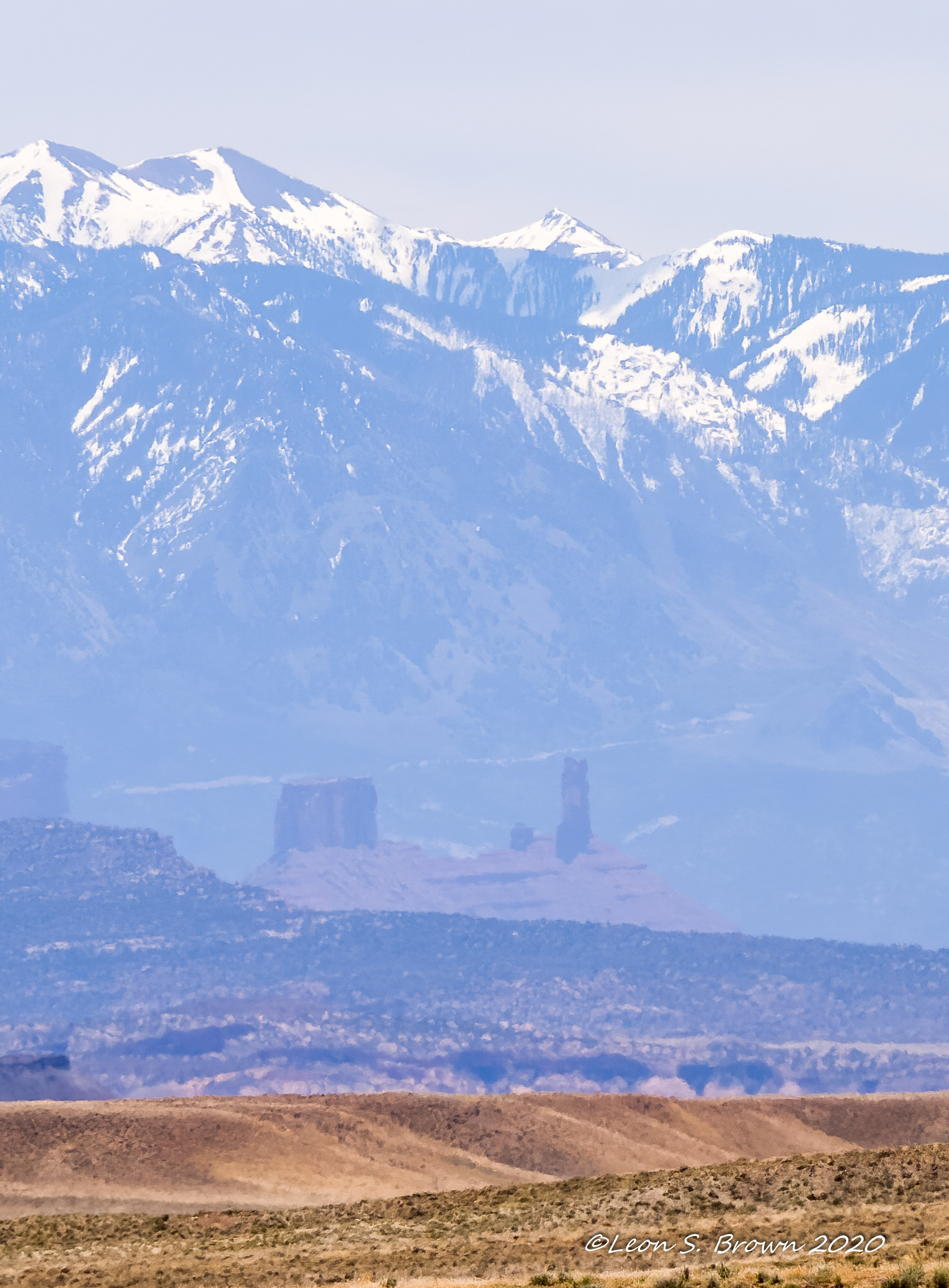 Mt Waas and Arches National Park