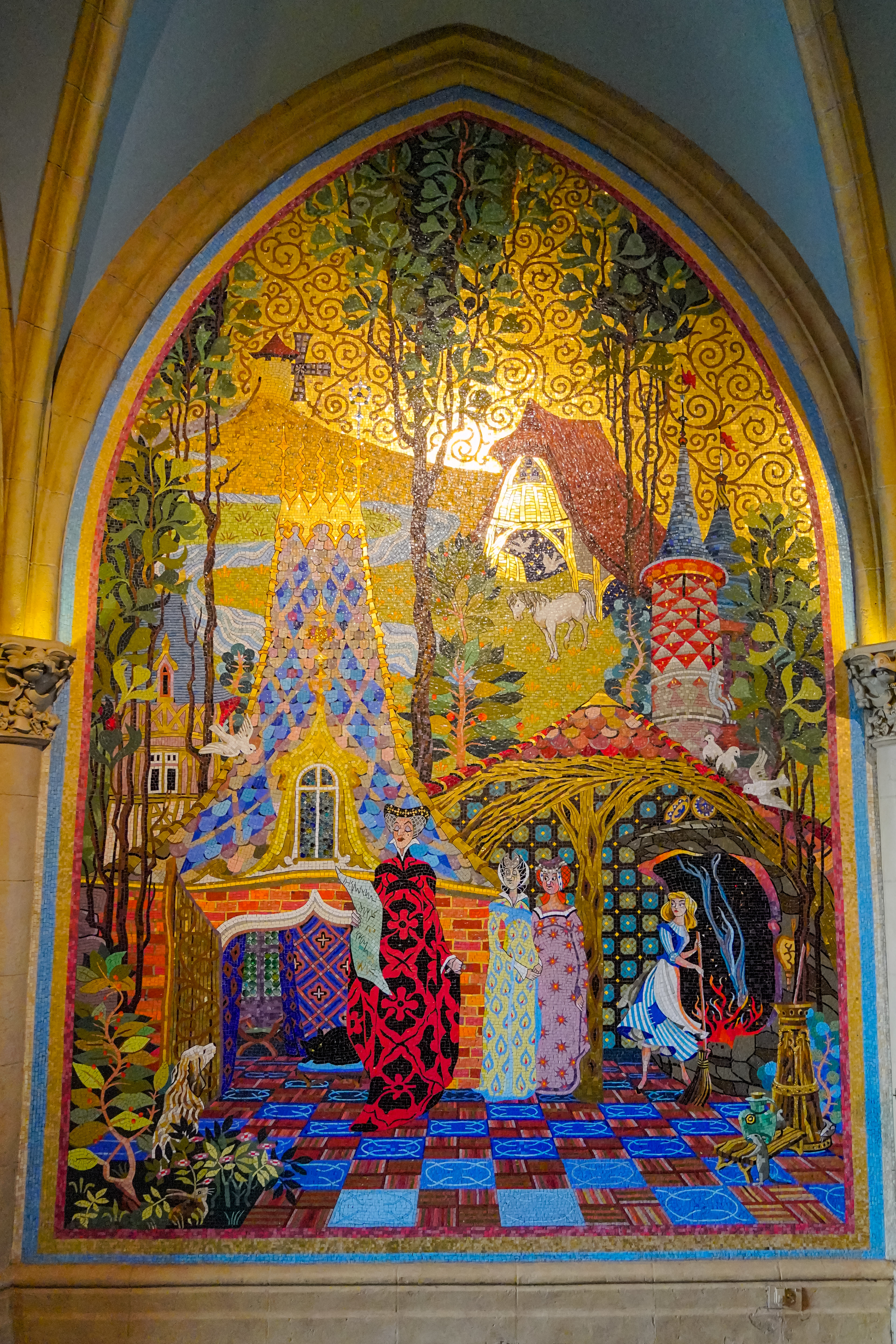 Cinderella Castle Mosaic Murals