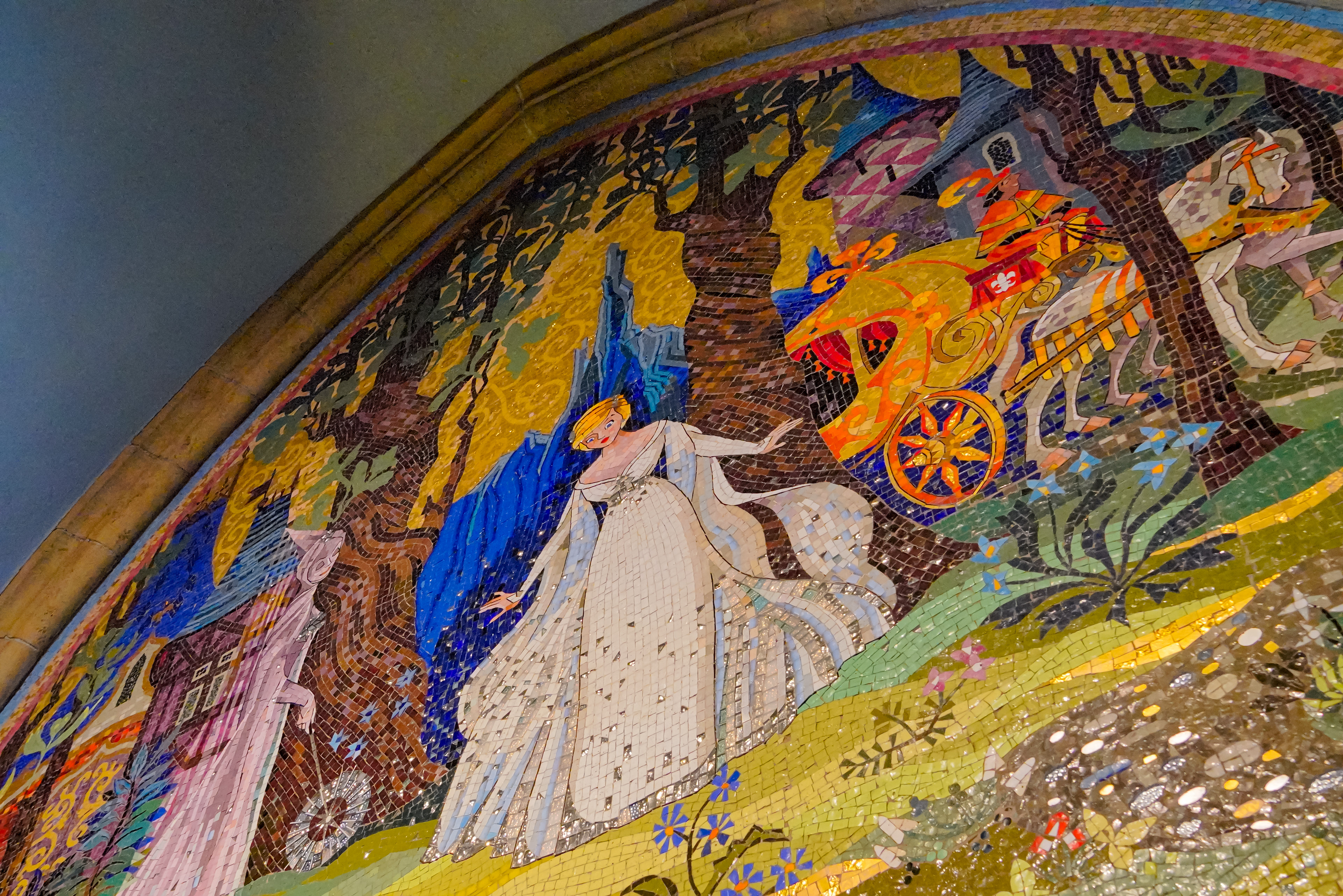Cinderella Castle Mosaic Murals