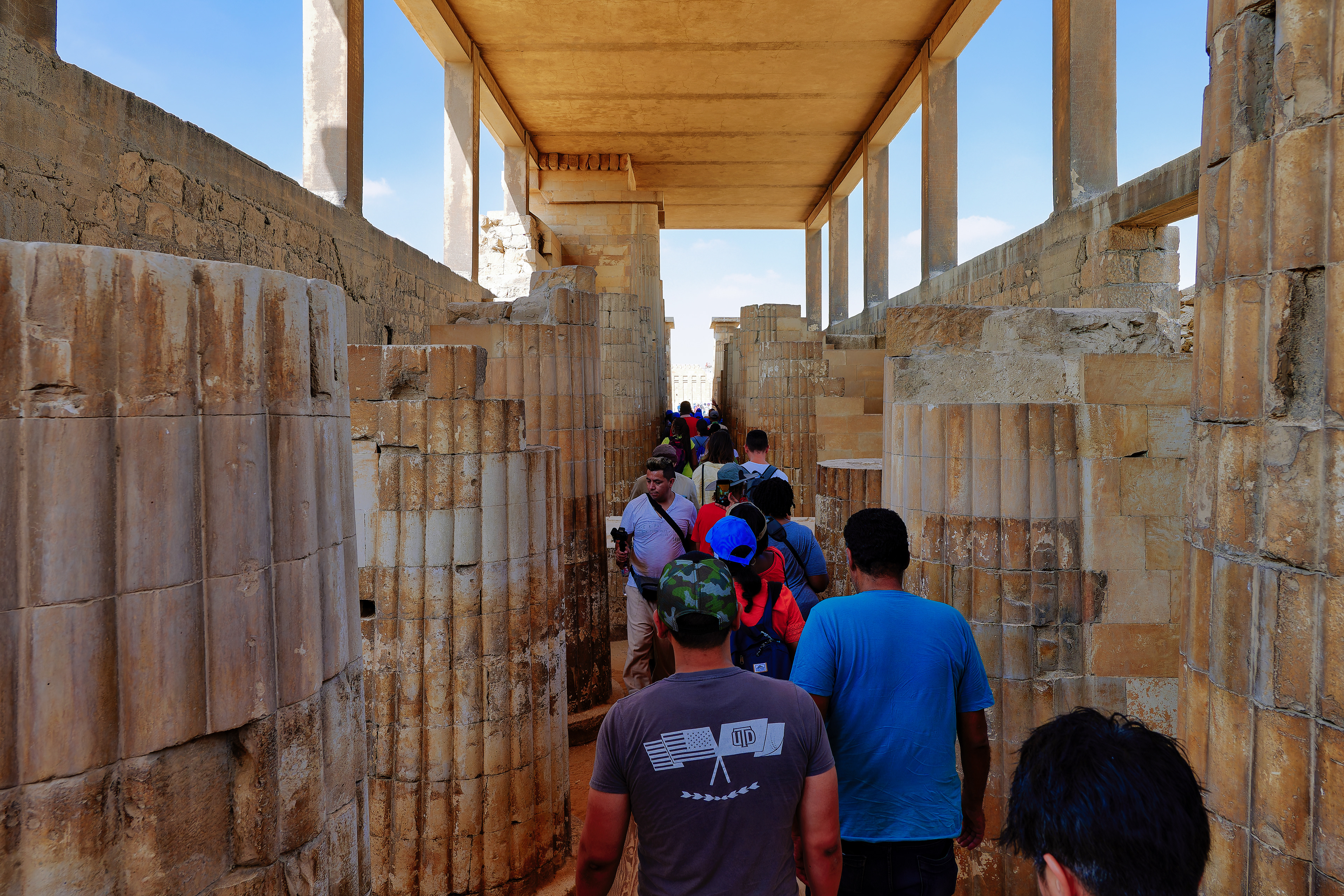 The Colonnade Entrance at Saqqara