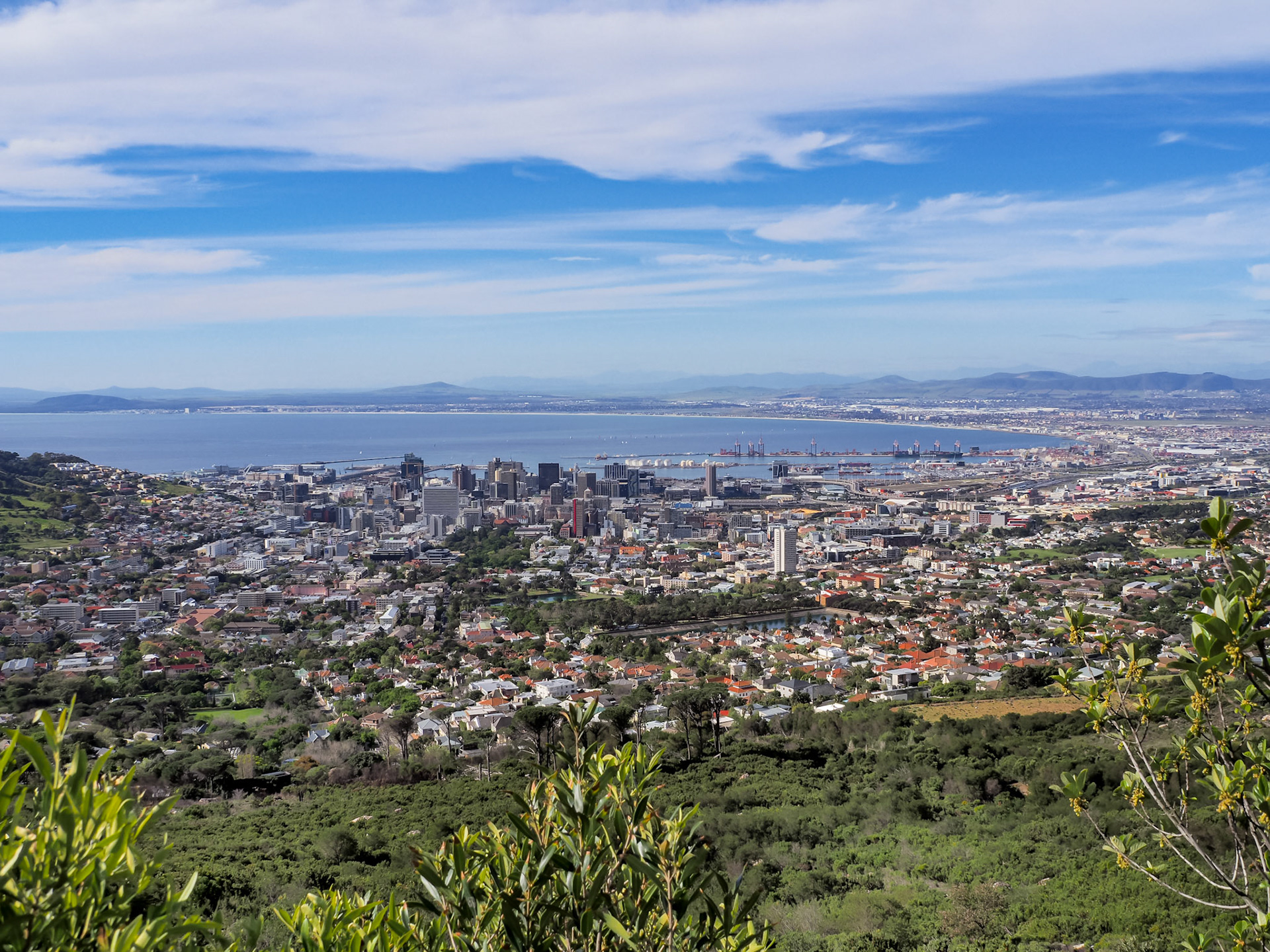 Cape Town from Table Mountain