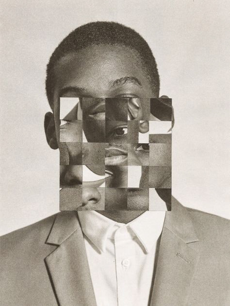 I like the manipulation of this. It's a puzzle and think it's a clever way to distort a face.