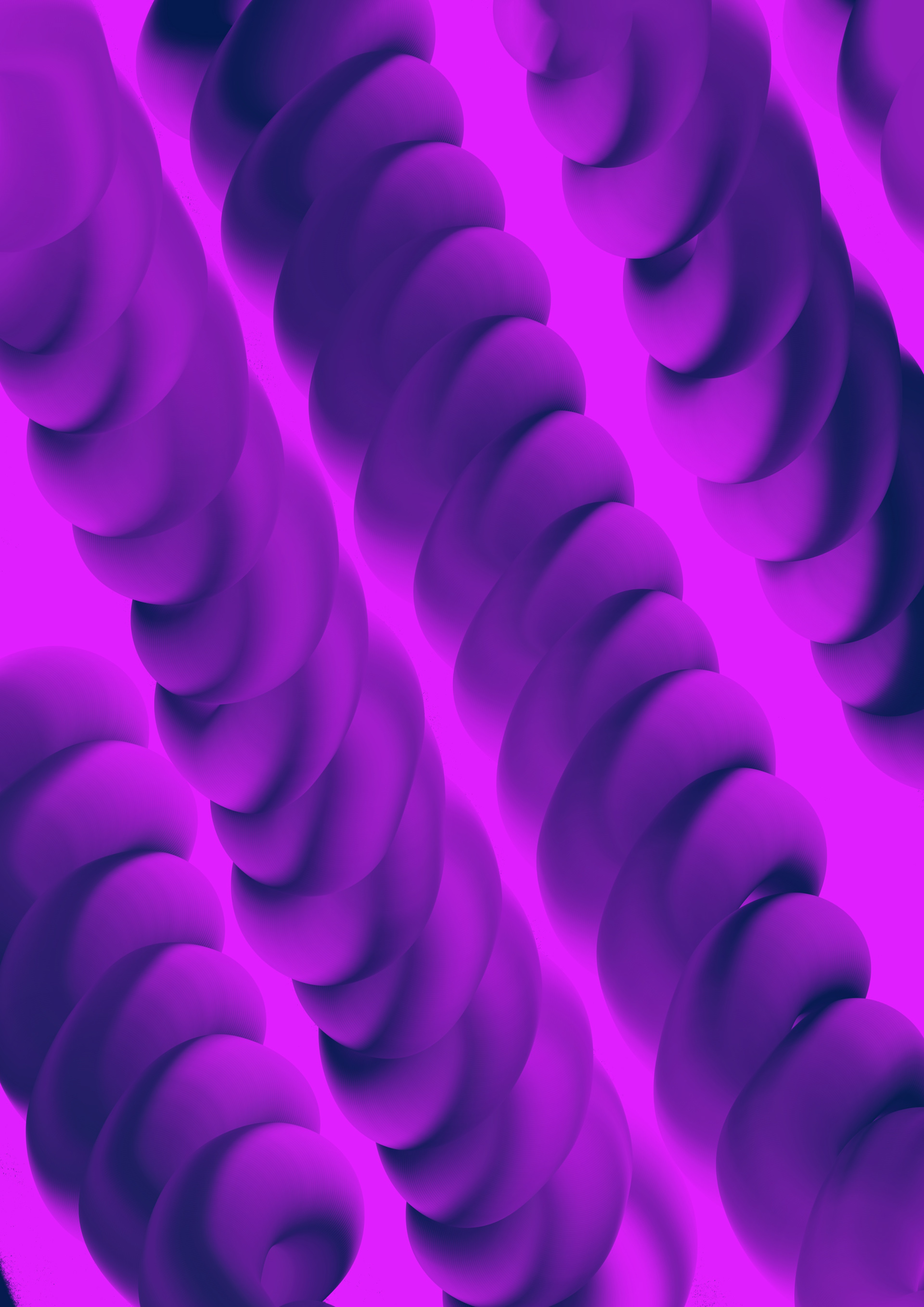 Same applies to this. This is done using the smudge brush on the iPad app procreate. I like the 3D effect it gives as well as the repetition.