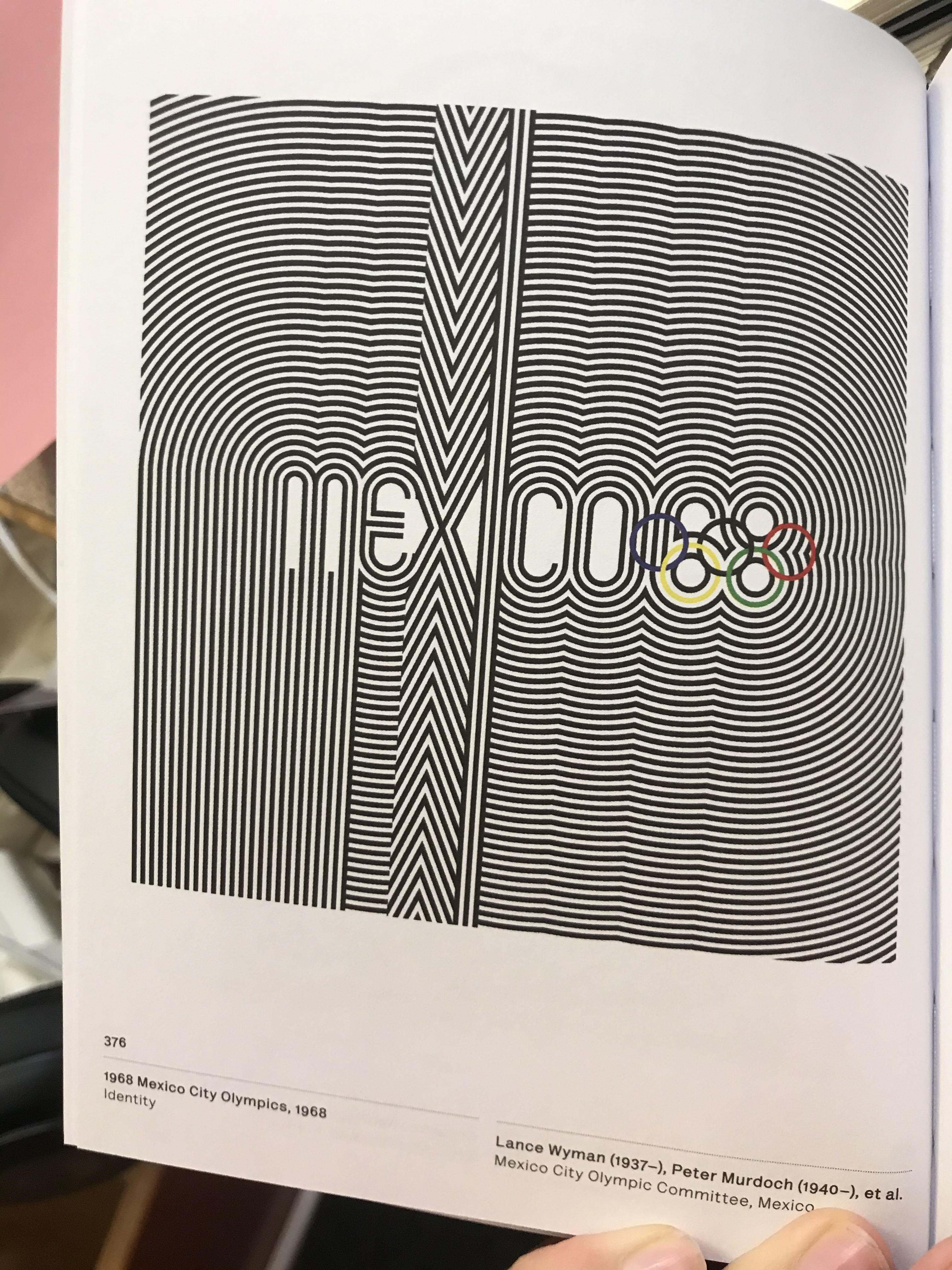 The Mexico 68 identity will always be iconic. It just fits together so well and I like how you can still read Mexico within the lines but also that it is hidden gives it an artist forma. I like how rather than me just thinking of a pictogram based olympic identity I think of the boundaries broken with this identity. I like the idea of letter being hidden in plain sight.