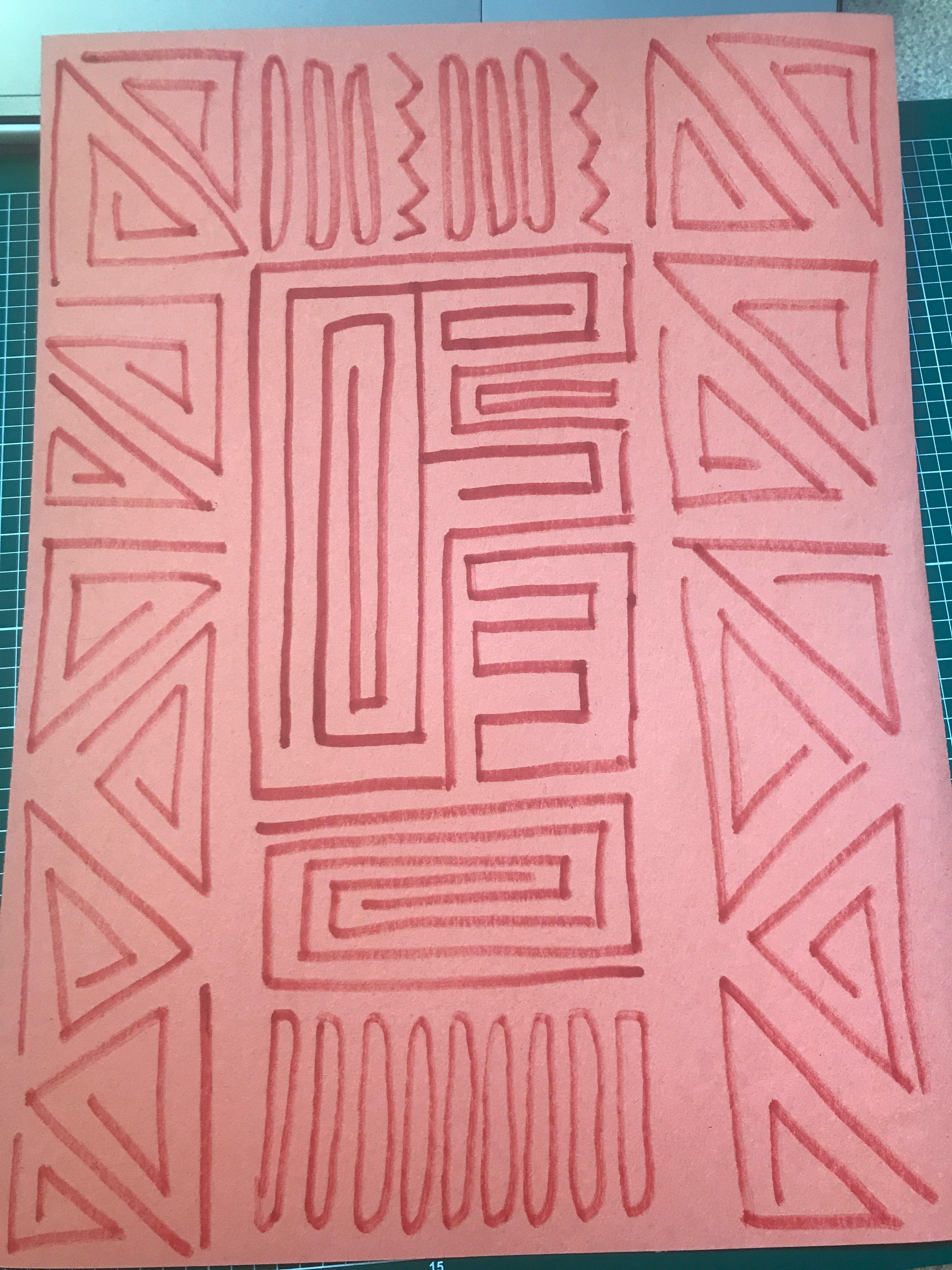 I like how quick this was I just put pen to paper and it kind of flowed. Whilst this may be clear it's rushed it did help me relax into it and get me ready for just playing around for the other desings.