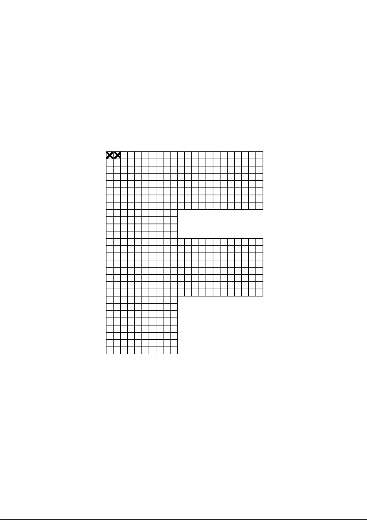 The idea with this one would be that a certain number of shapes would be crossed out representing either a number or percentage. I didn't have a specific topic in mind for this but it could still be an idea.