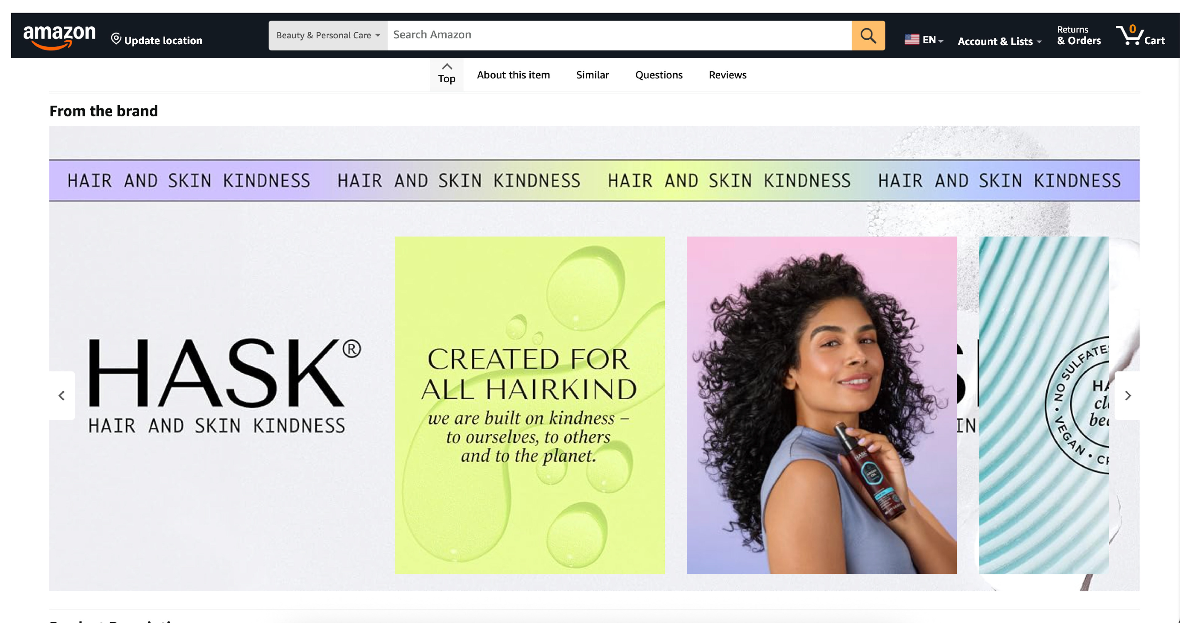 HASK Brand Story