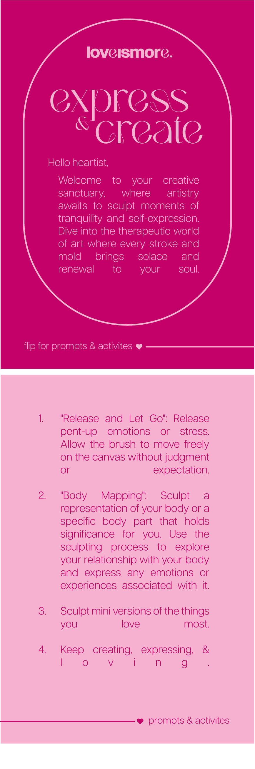 greeting & activity card