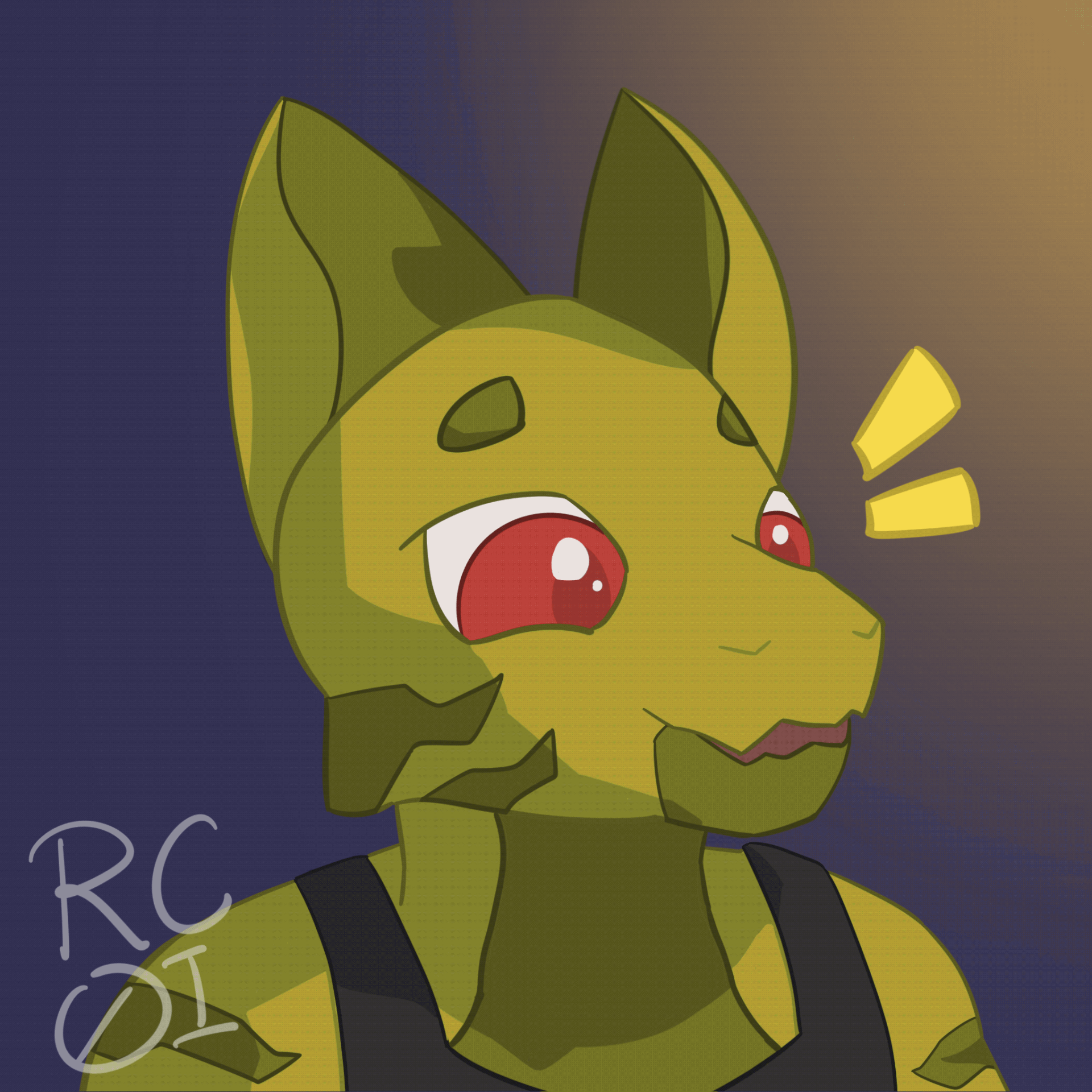 An animated commission.