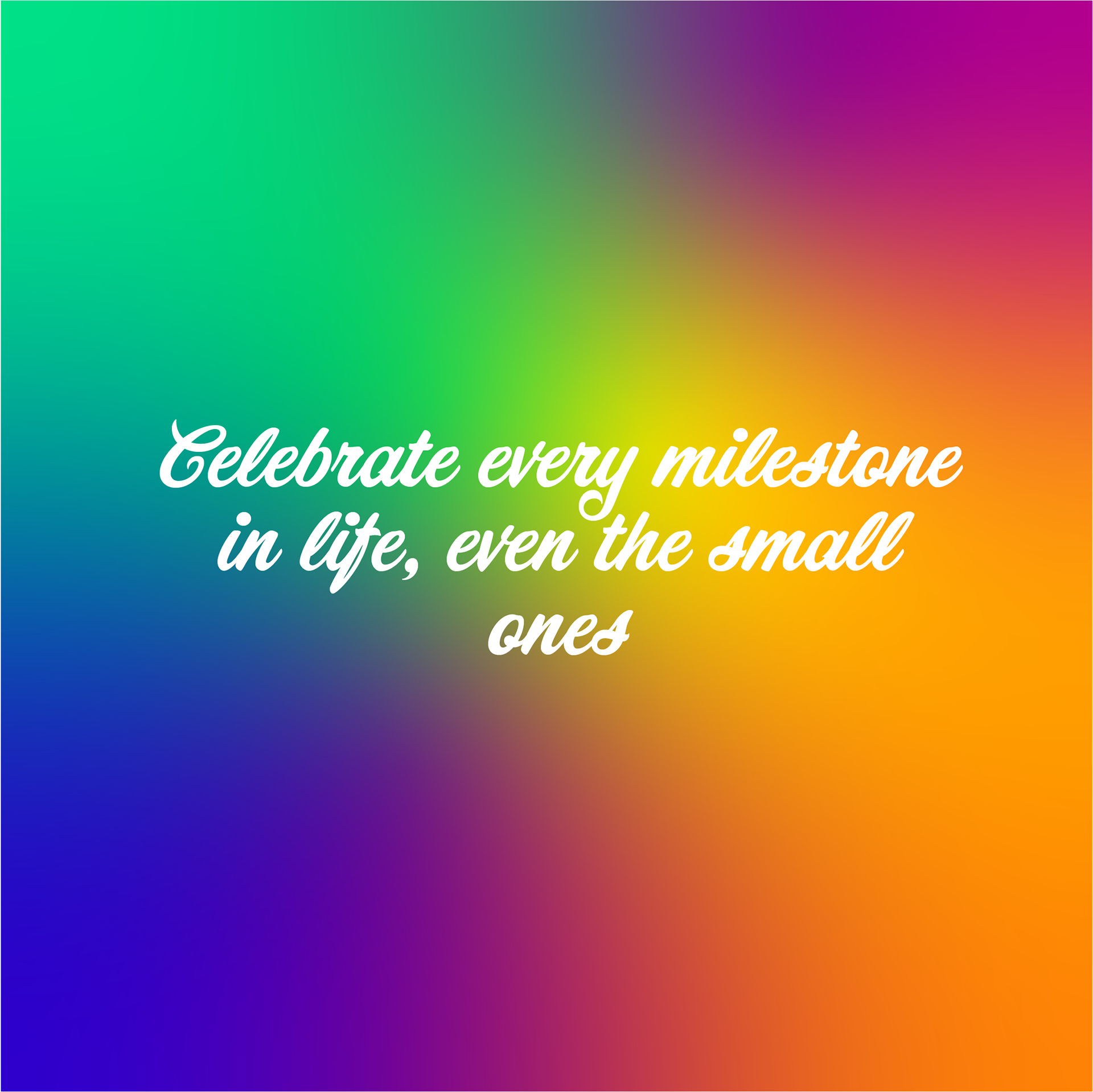 Milestone Poster