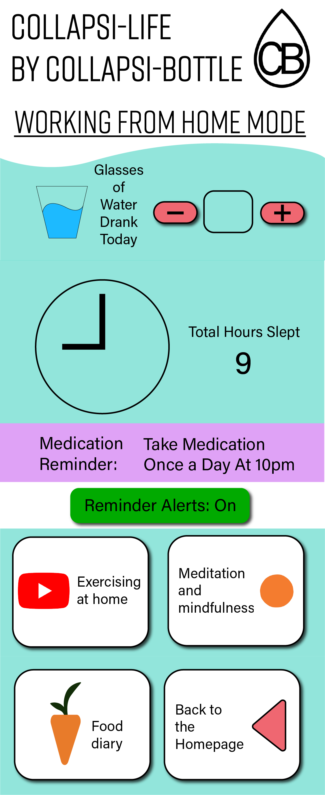 App Working From Home mode