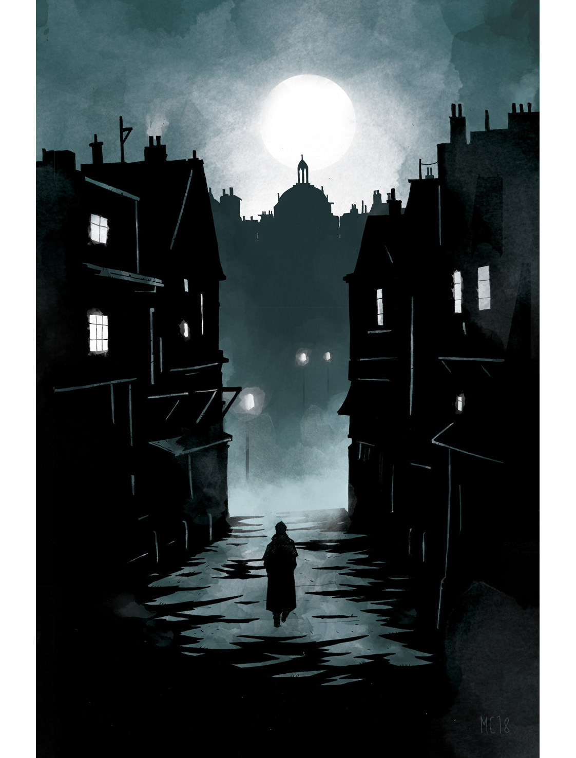 The Selected Adventures of Sherlock Holmes Cover Illustration
