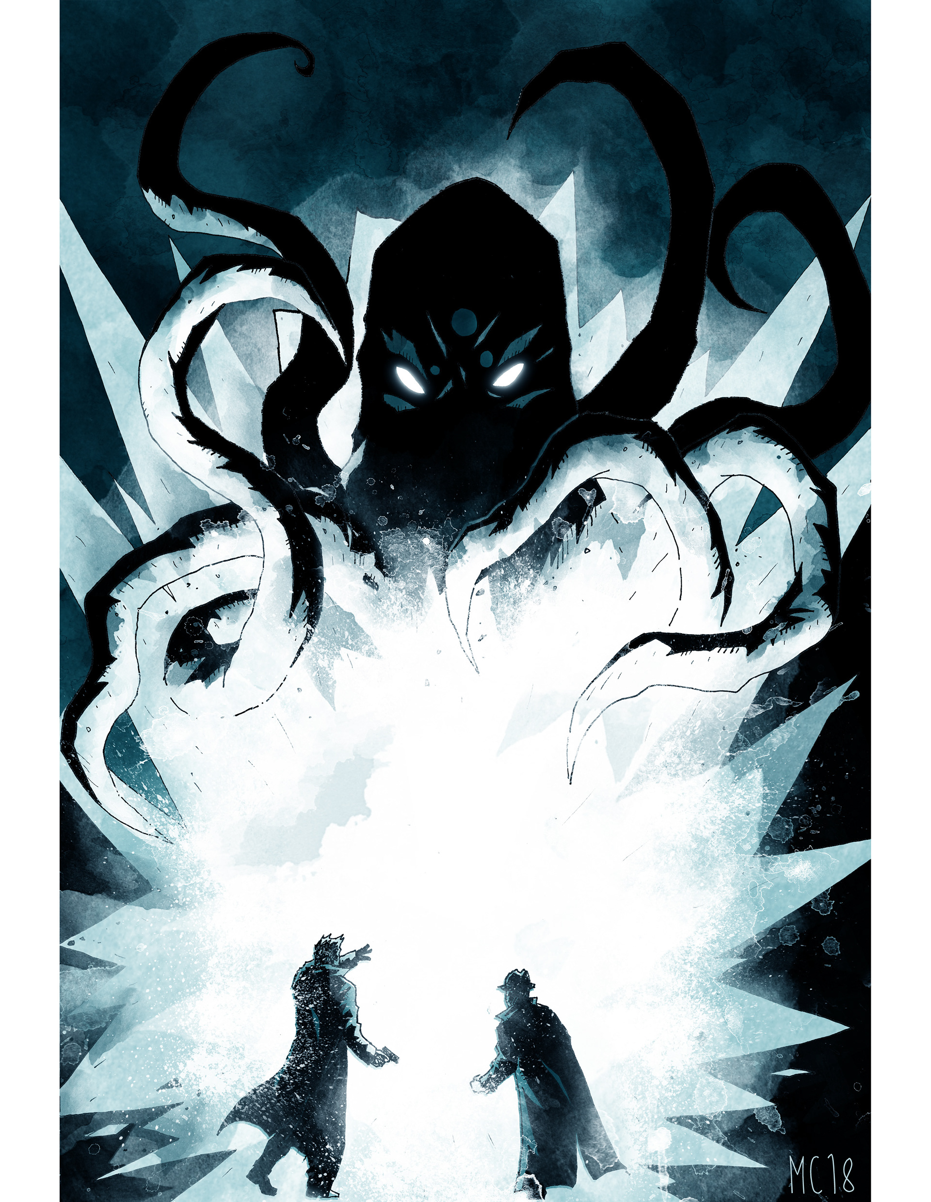 At the Mountains of Madness Cover Illustration Alternate