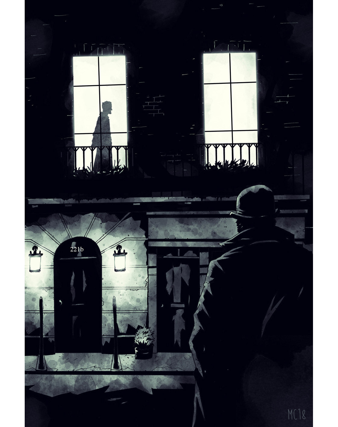 The Selected Adventures of Sherlock Holmes Chapter Illustration