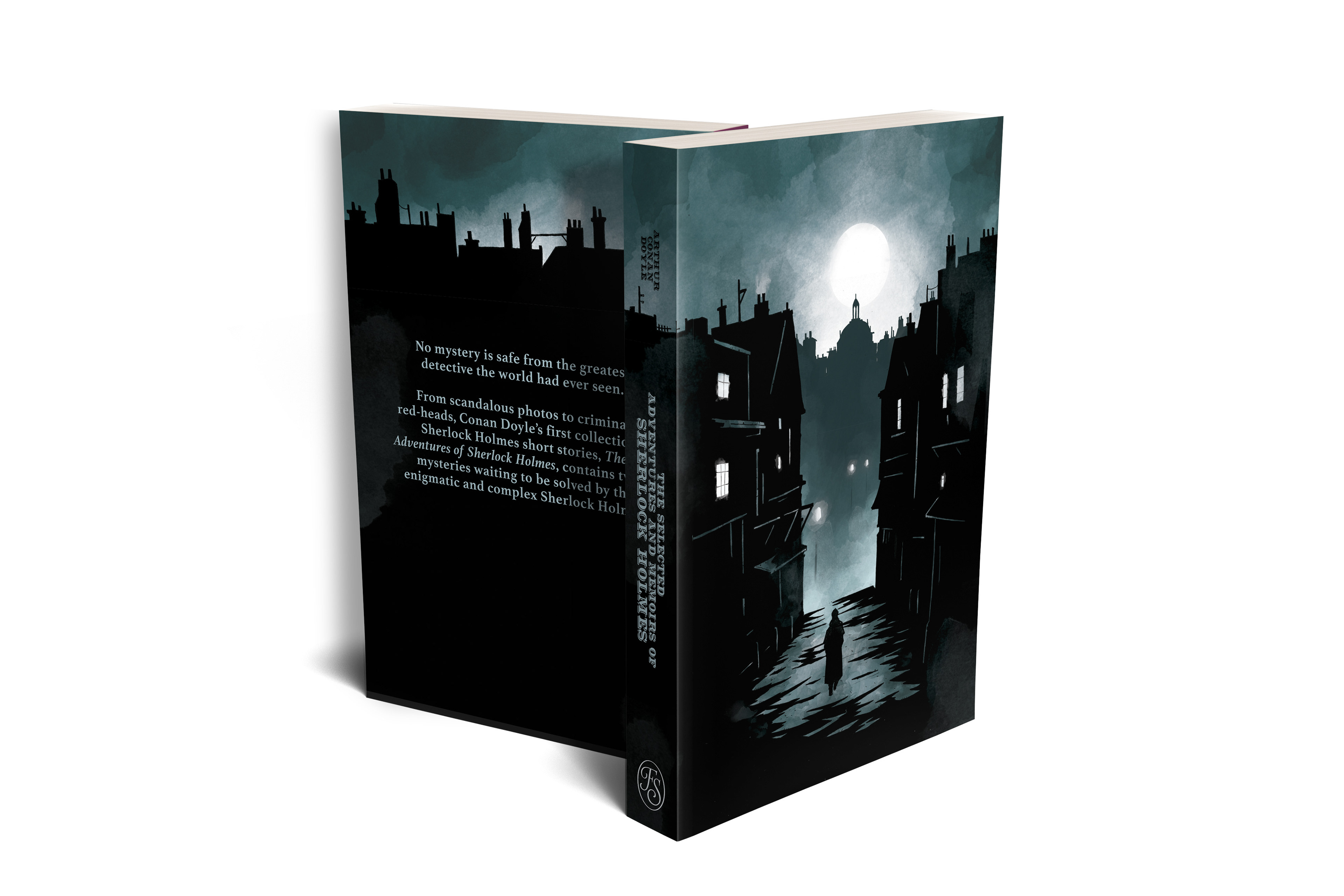 The Selected Adventures of Sherlock Holmes Cover Illustration