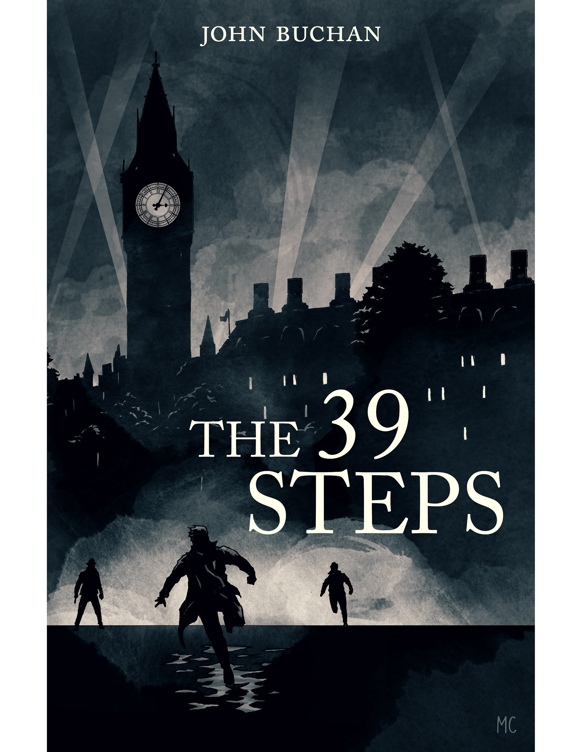 The 39 Steps Cover Illustration