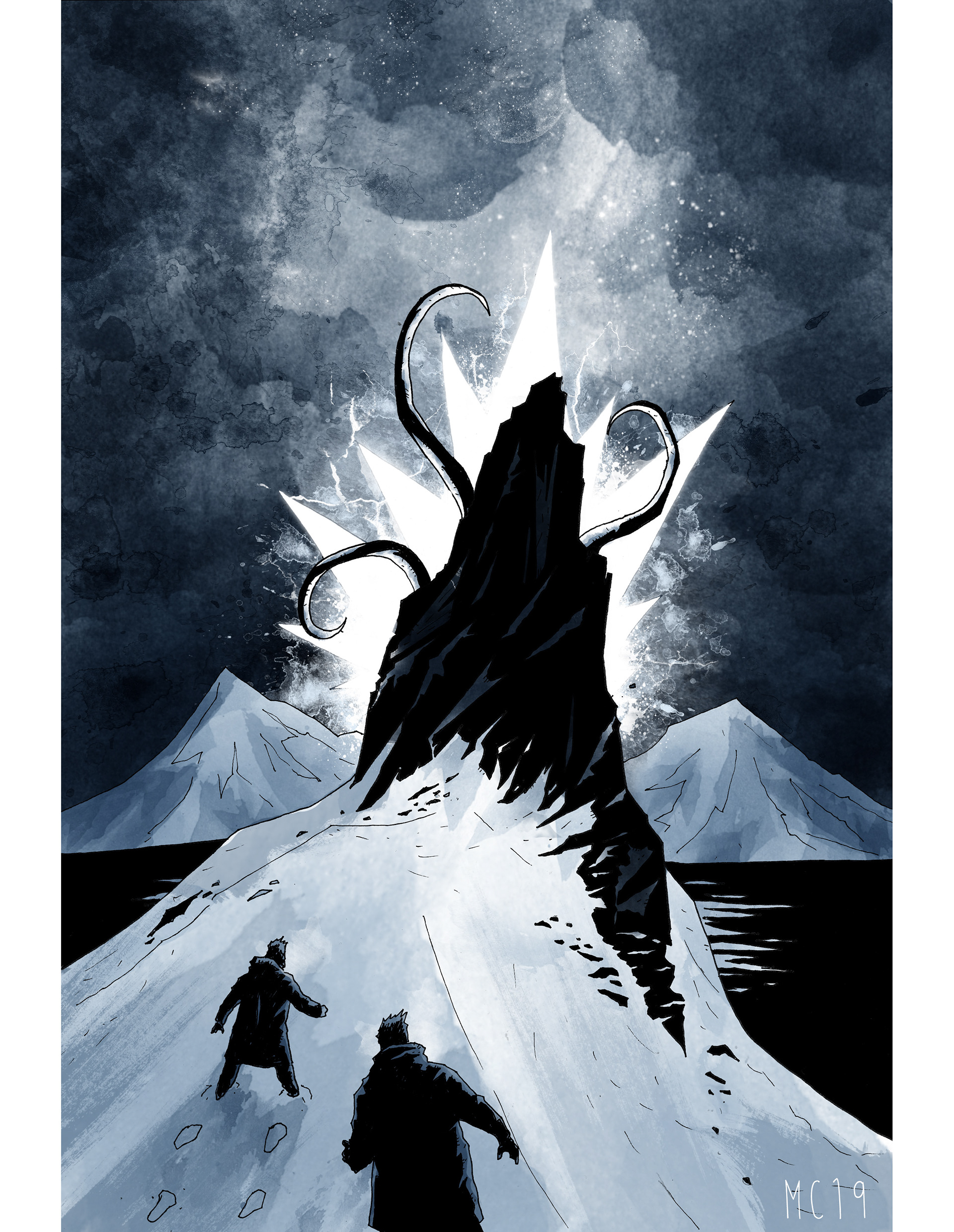 At the Mountains of Madness Cover Illustration