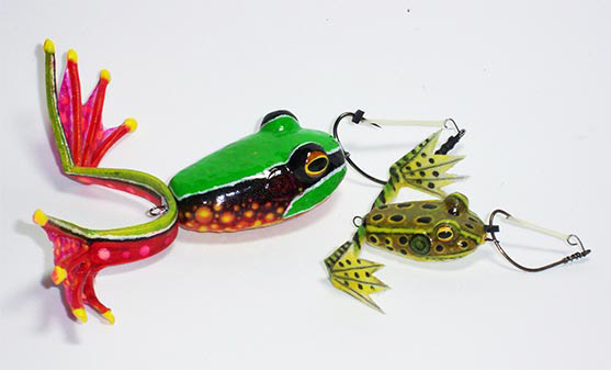 Kayak Bass Fishing - Capt Ken Designer Bass Frogs Clone Series 2