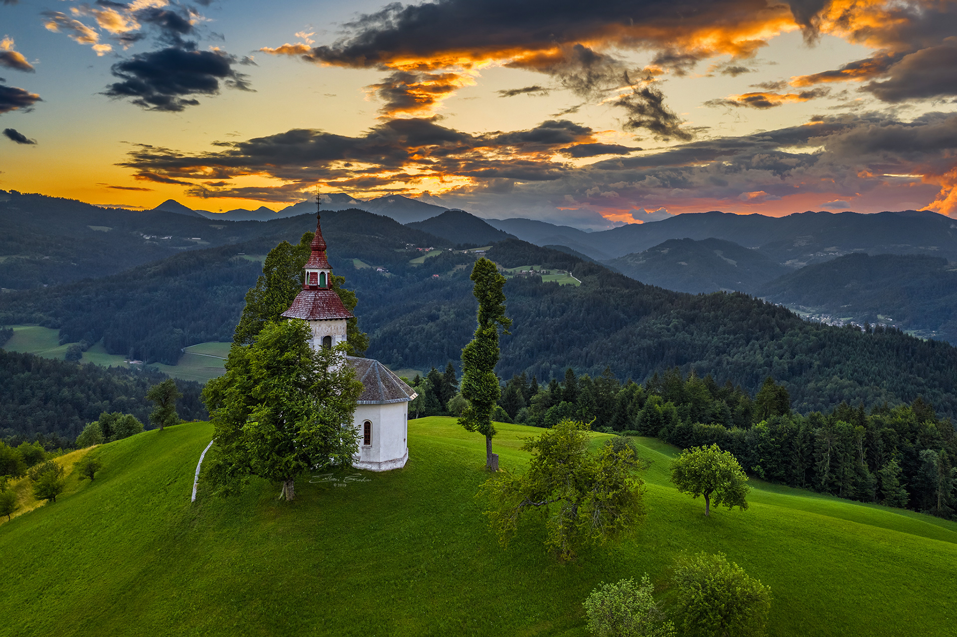 Sveti Tomaz hilltop church, Skofja Loka