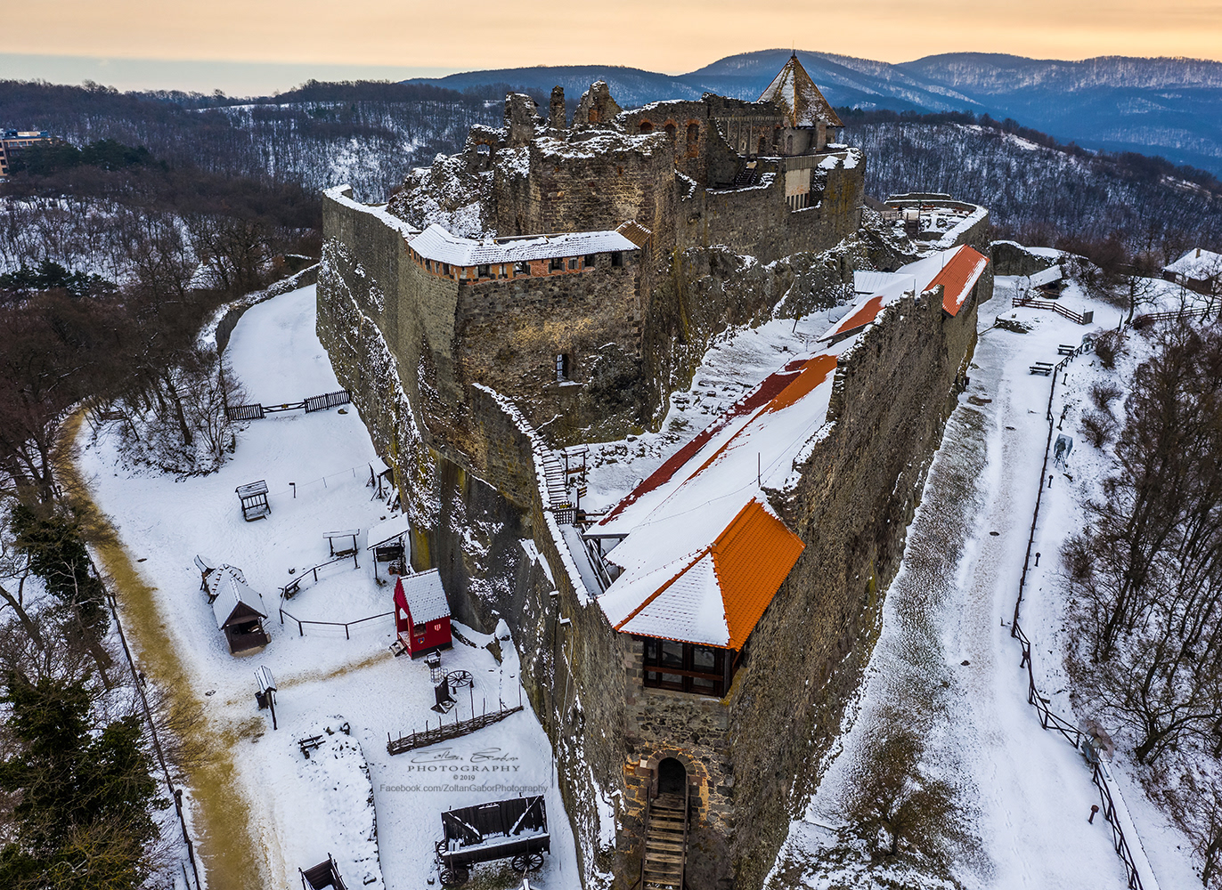 Visegrad High Castle from above