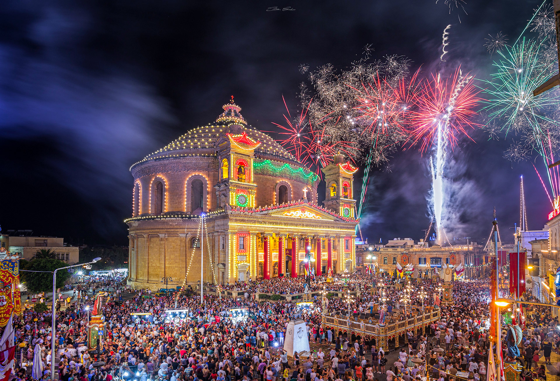 Festa at Mosta Dome
