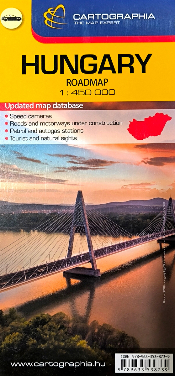 Megyeri Bridge on the front cover of Hungary Roadmap - 2025