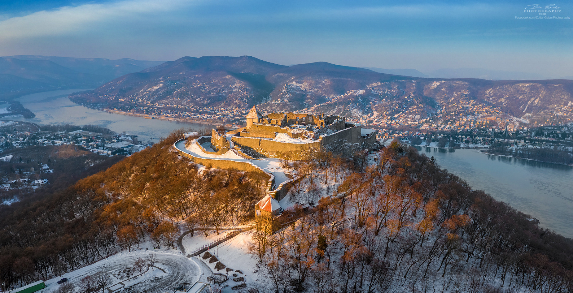 Visegrad High Castle from above