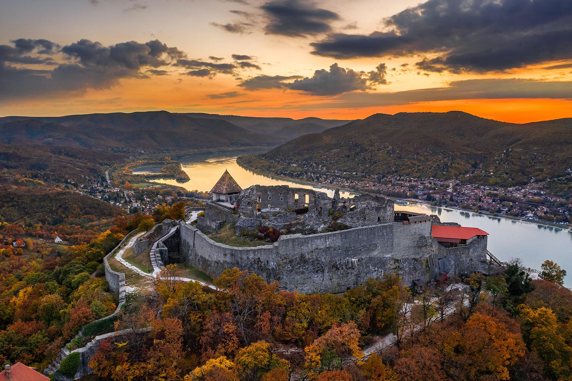 Visegrad High Castle from above