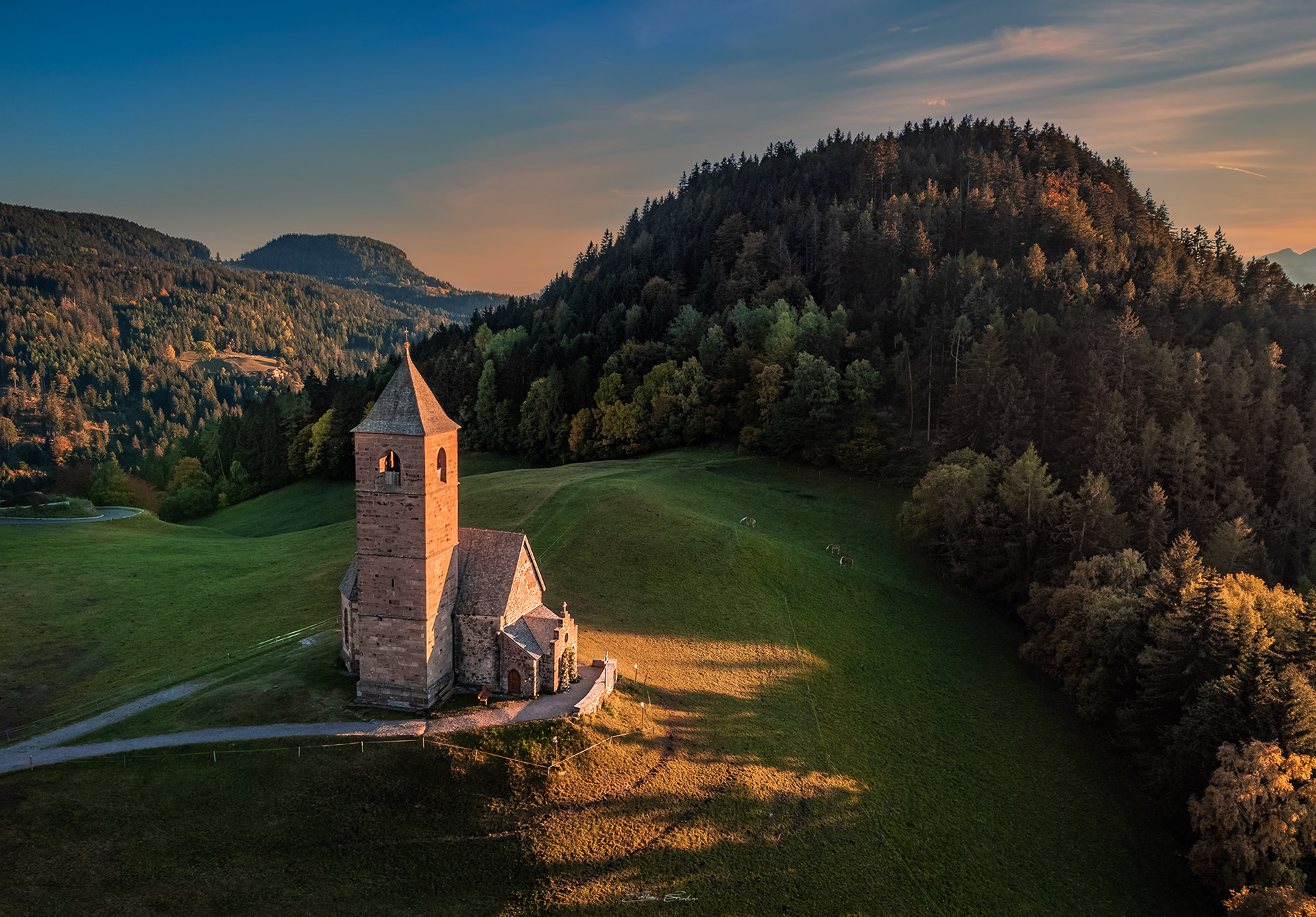 St.Catherine church near Hafling