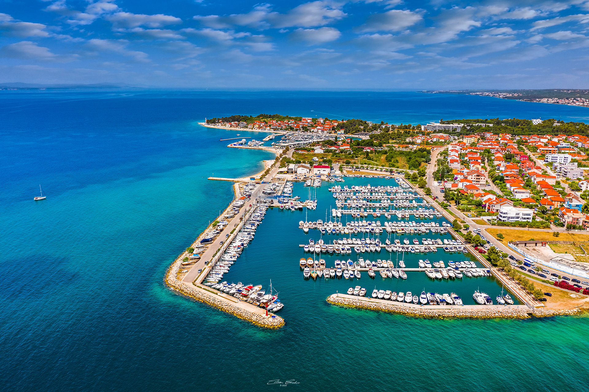 Yacht marina at Zadar, Croatia
