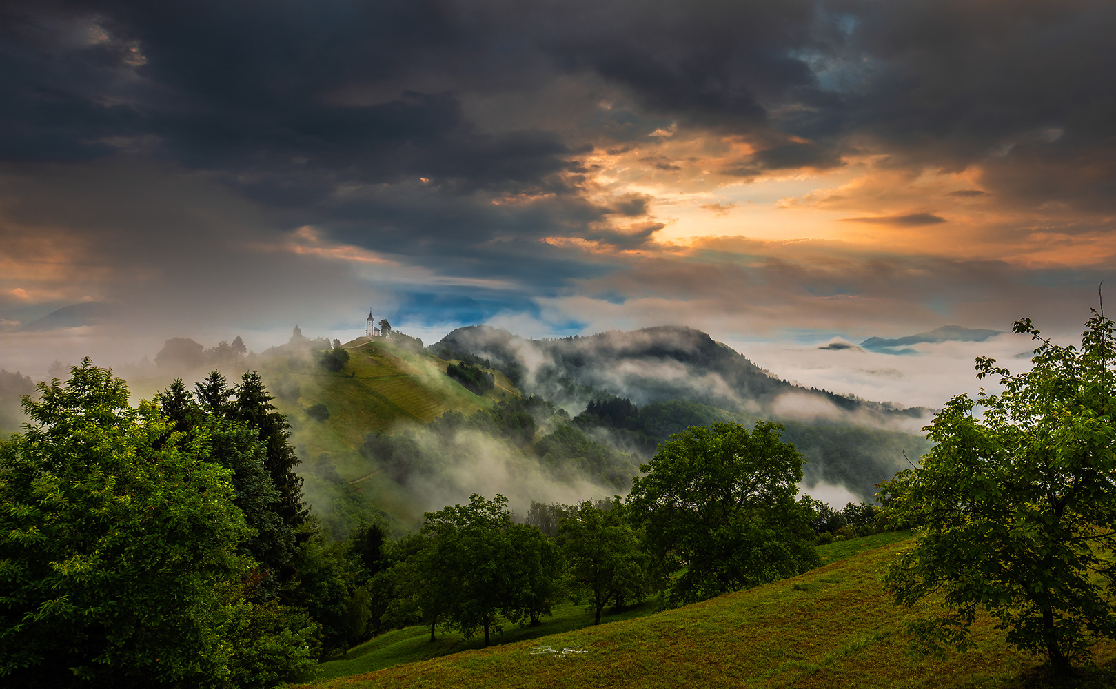 St.Primoz Church - Jamnik, Slovenia