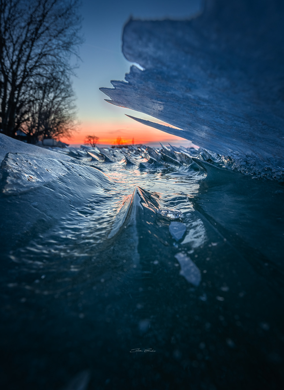 Frozen Lake Balaton - Hungary