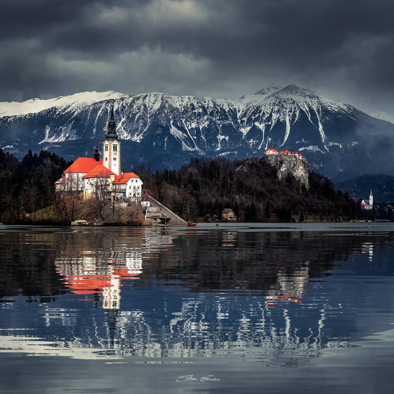 Church of the Assumption of Mary and Bled Castle - Lake Bled