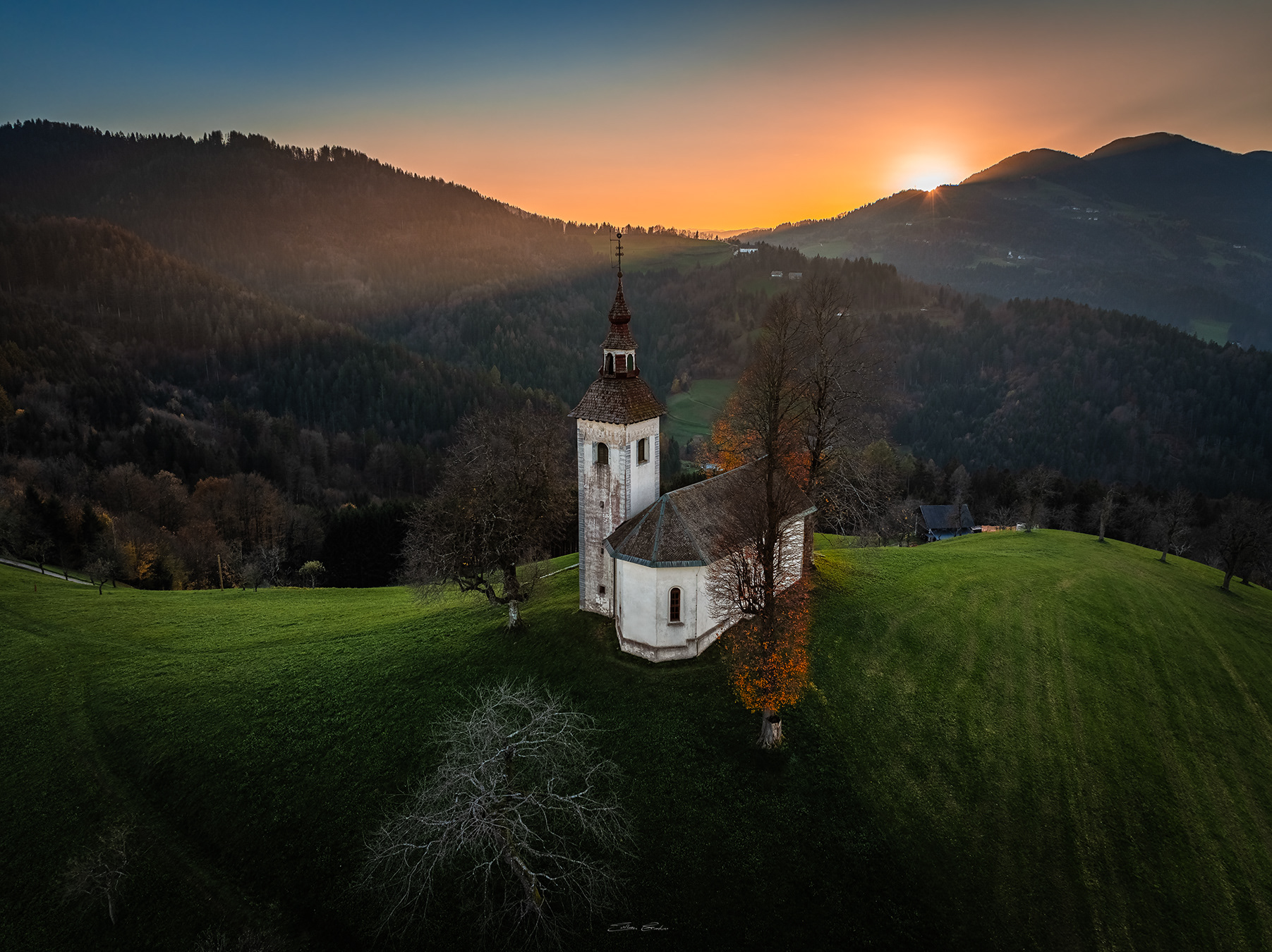 Sveti Tomaz hilltop church, Skofja Loka