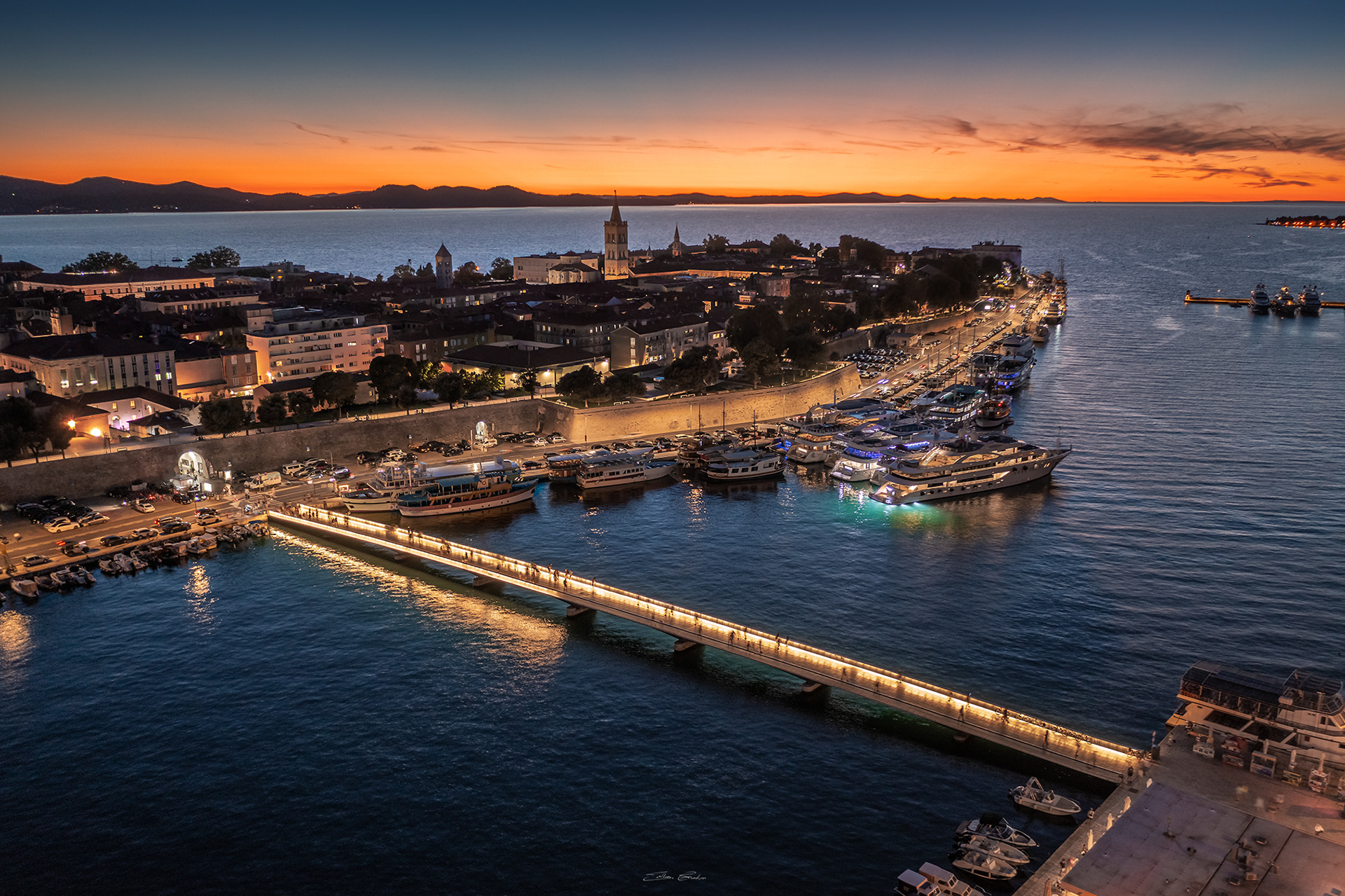 Zadar at sunset - Croatia