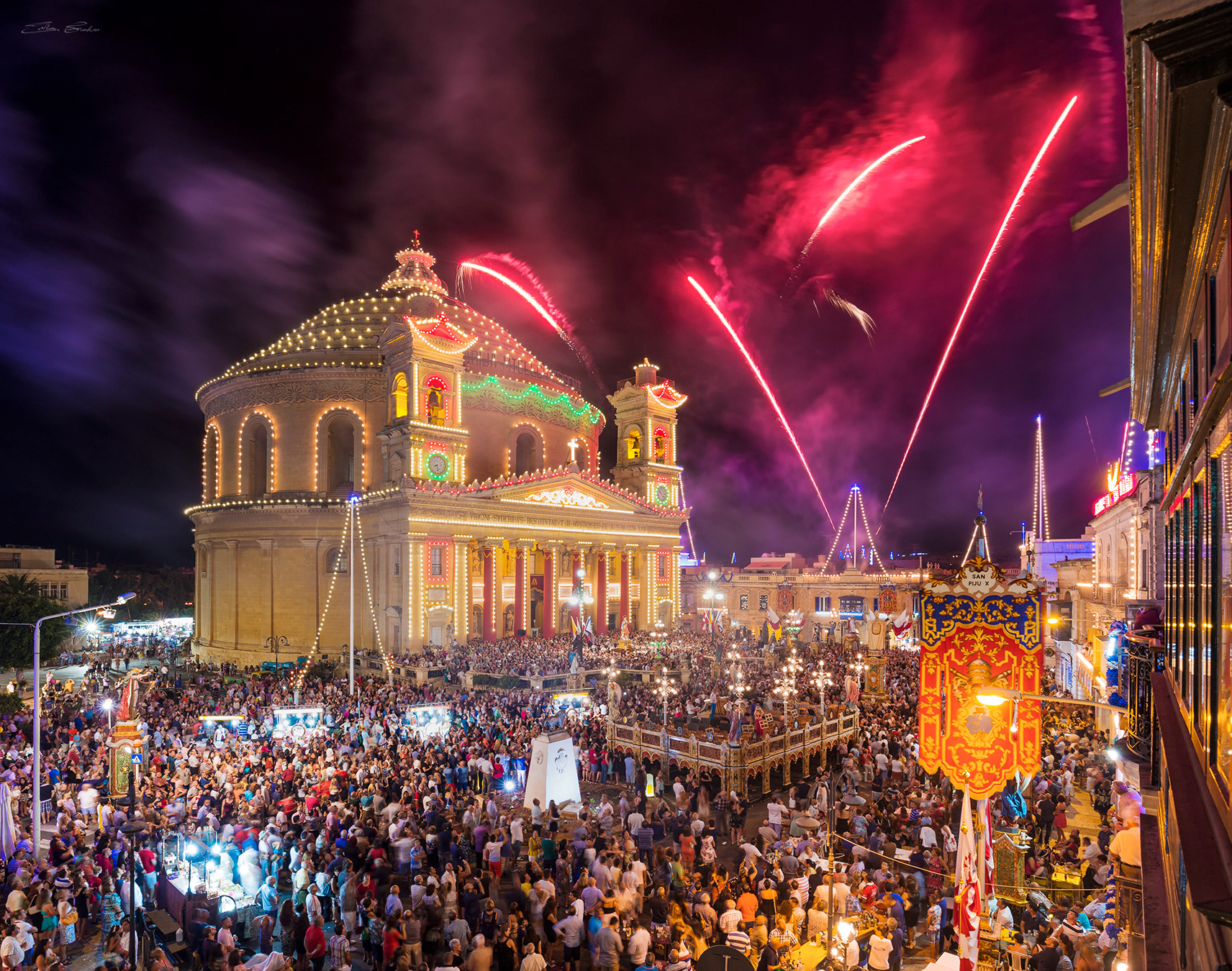 Festa at Mosta Dome