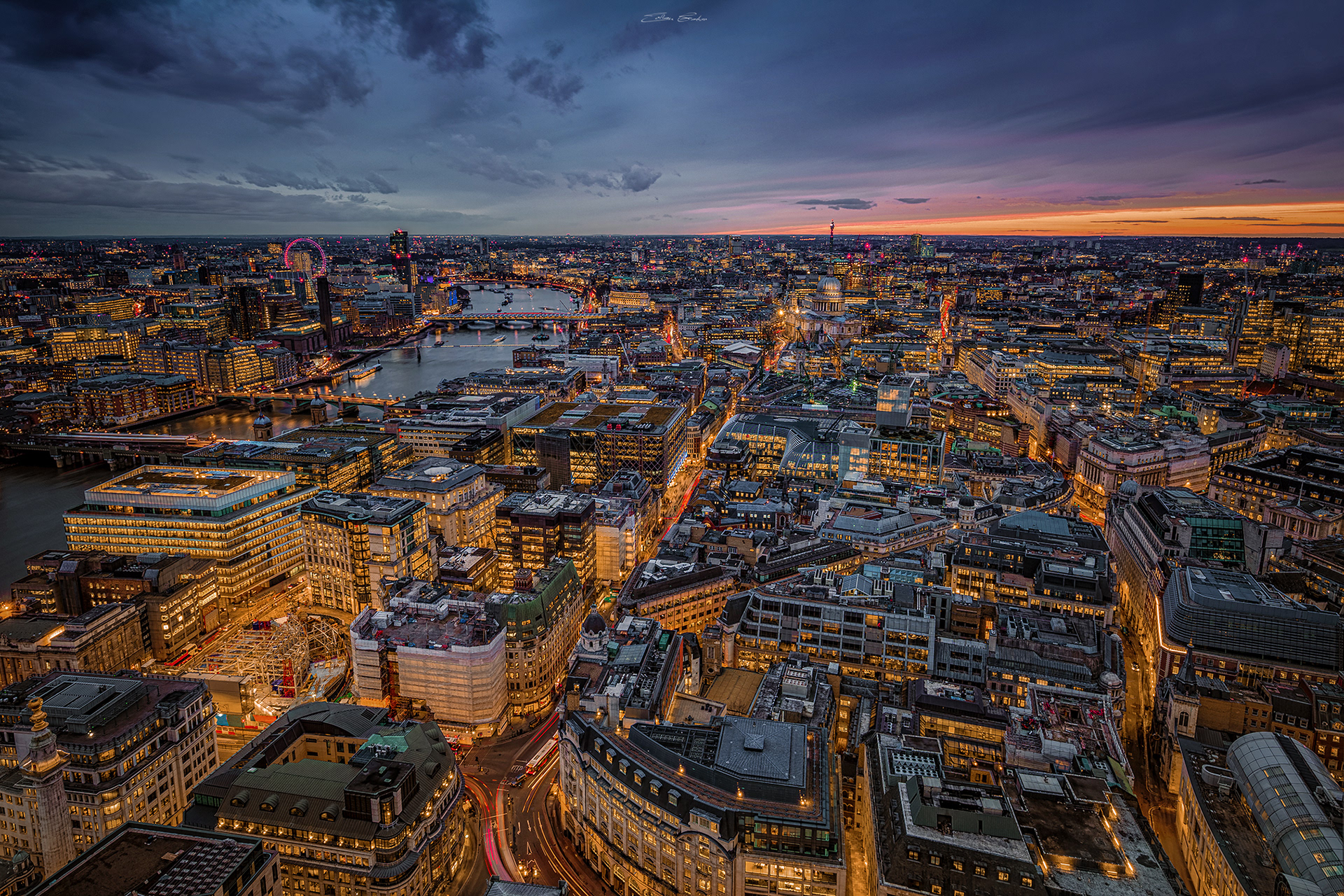 Skyline of London